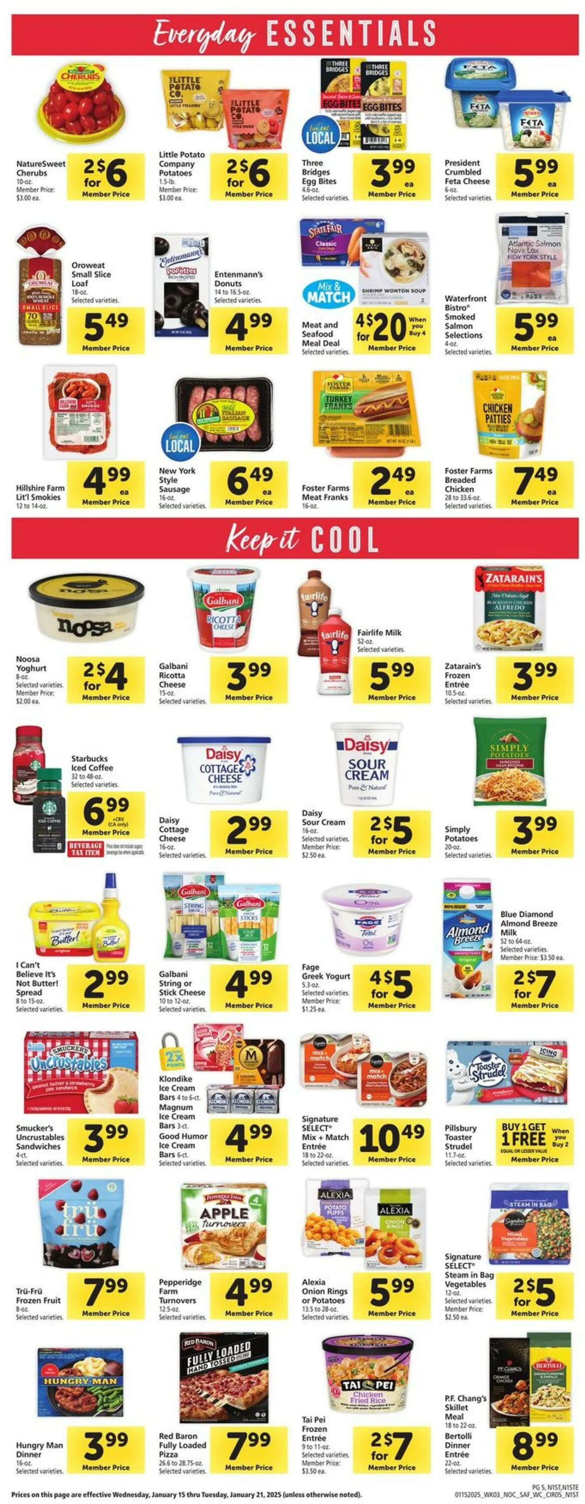 Weekly ad Safeway Current weekly ad from January 15 to January 21 2025 - Page 5