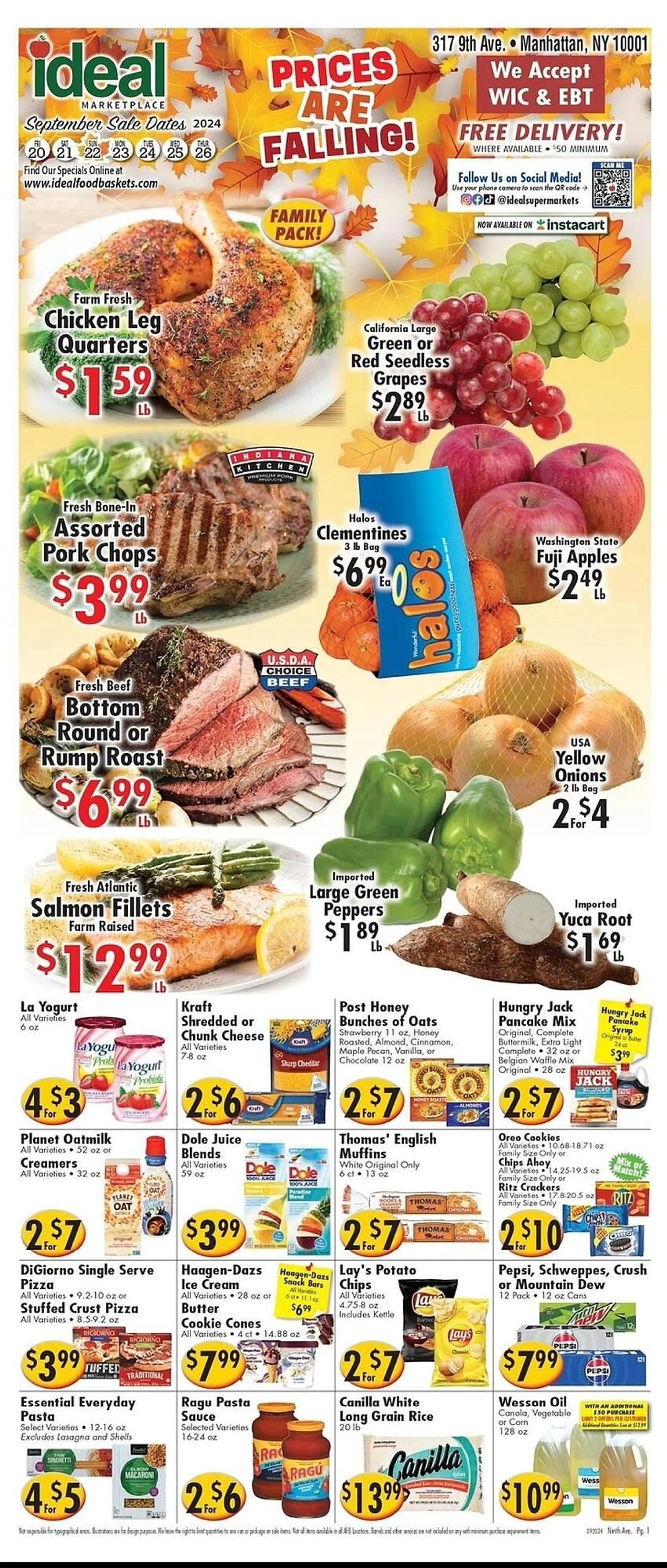 Ideal Food Basket Weekly Ad - 1