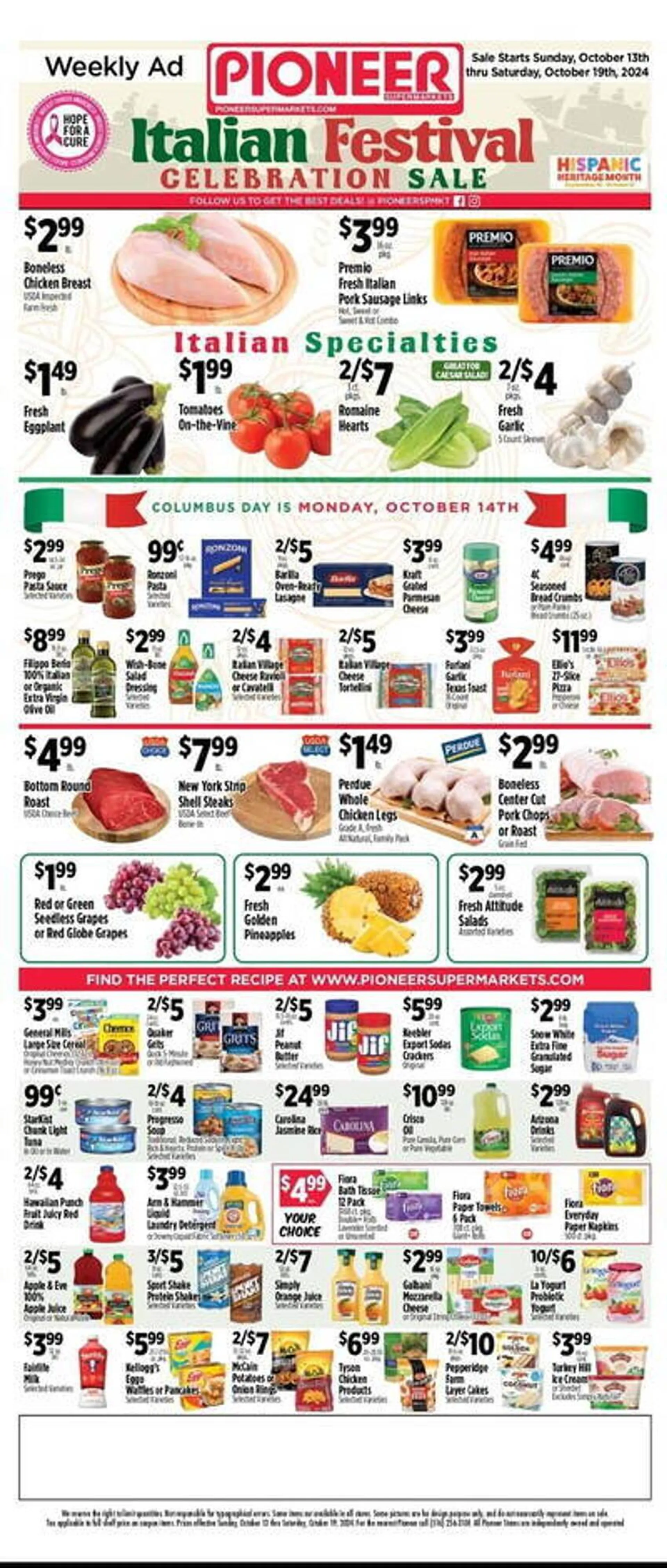 Pioneer Supermarkets Weekly Ad - 1