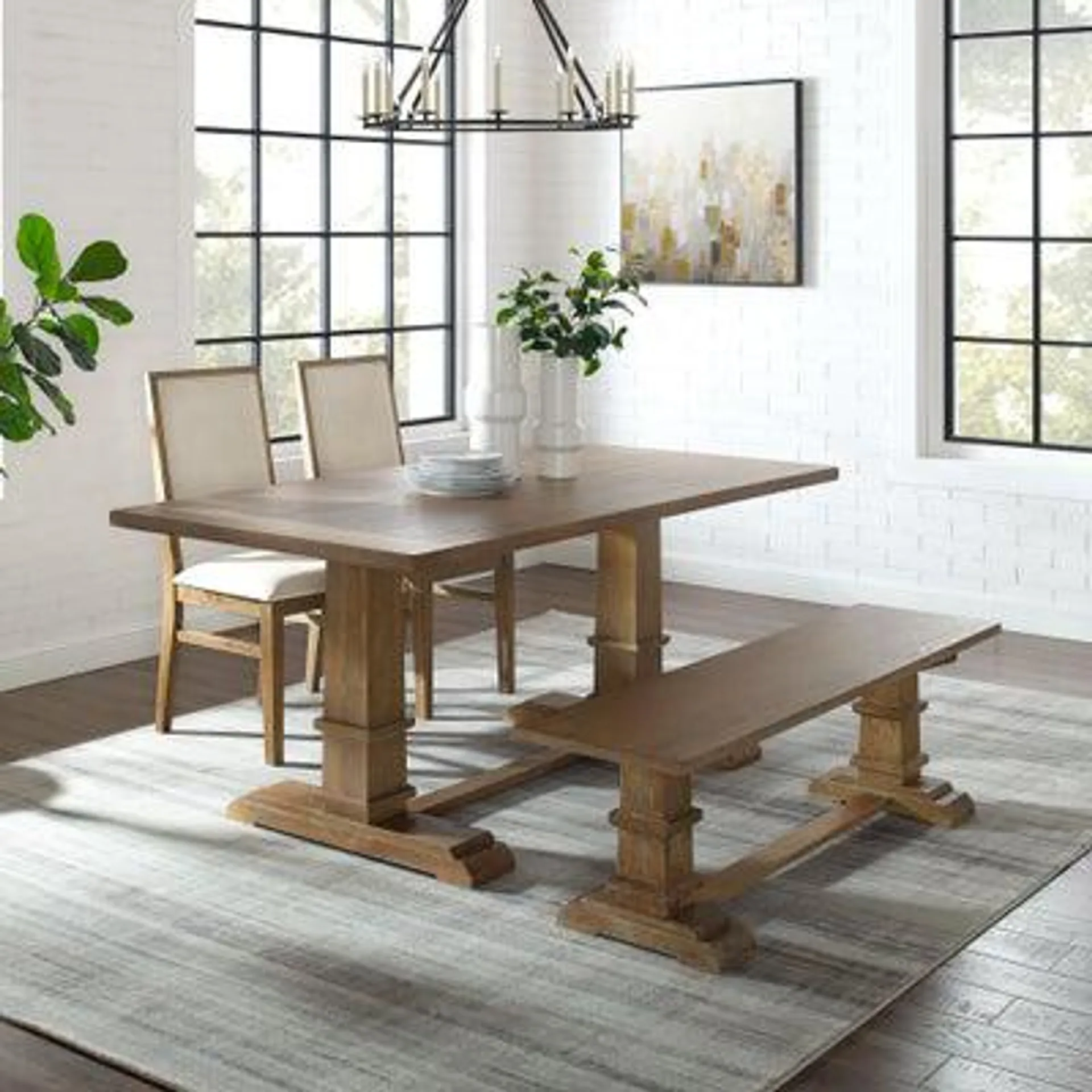 Joanna 4-piece Dining Table Set For 5