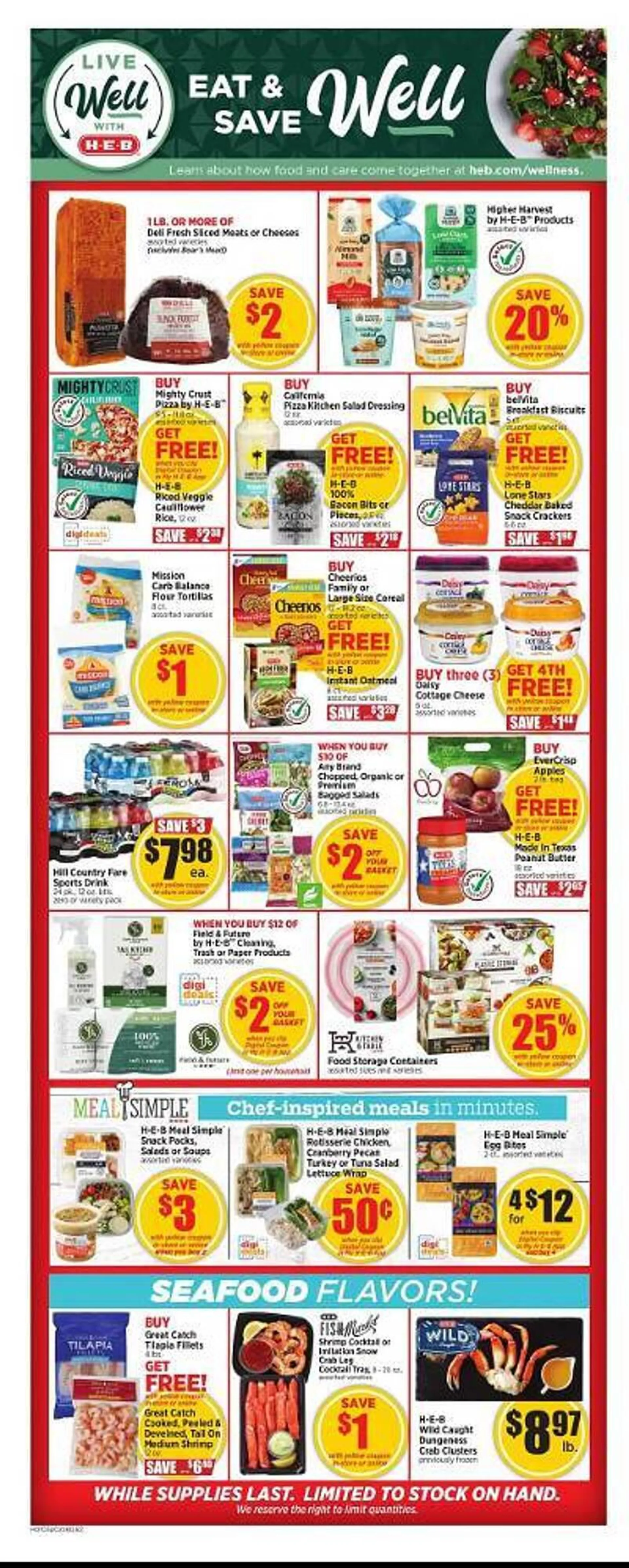 Weekly ad H-E-B Weekly Ad from January 3 to January 9 2024 - Page 2