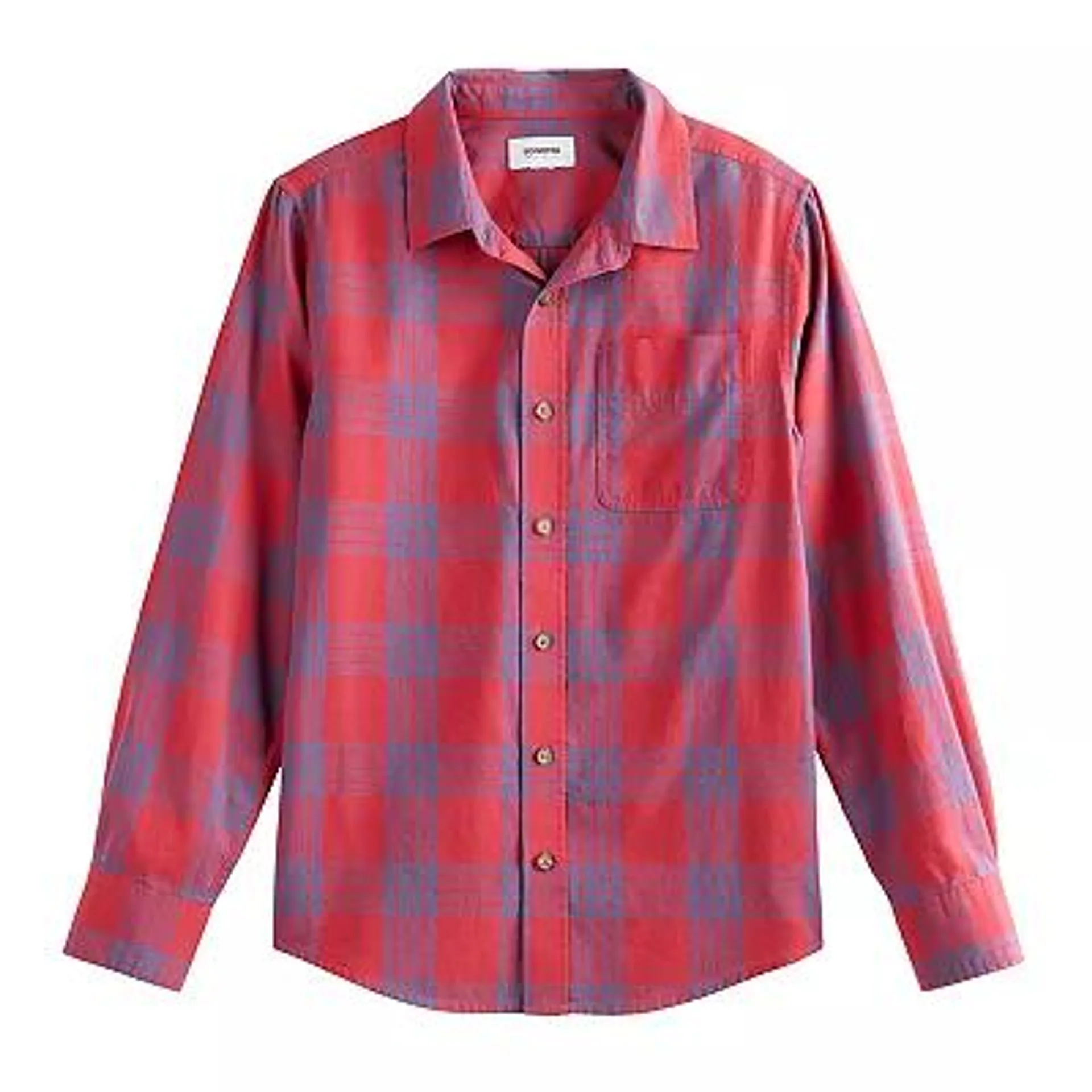 Boys 8-20 Sonoma Goods For Life® Woven Poplin Shirt in Regular & Husky