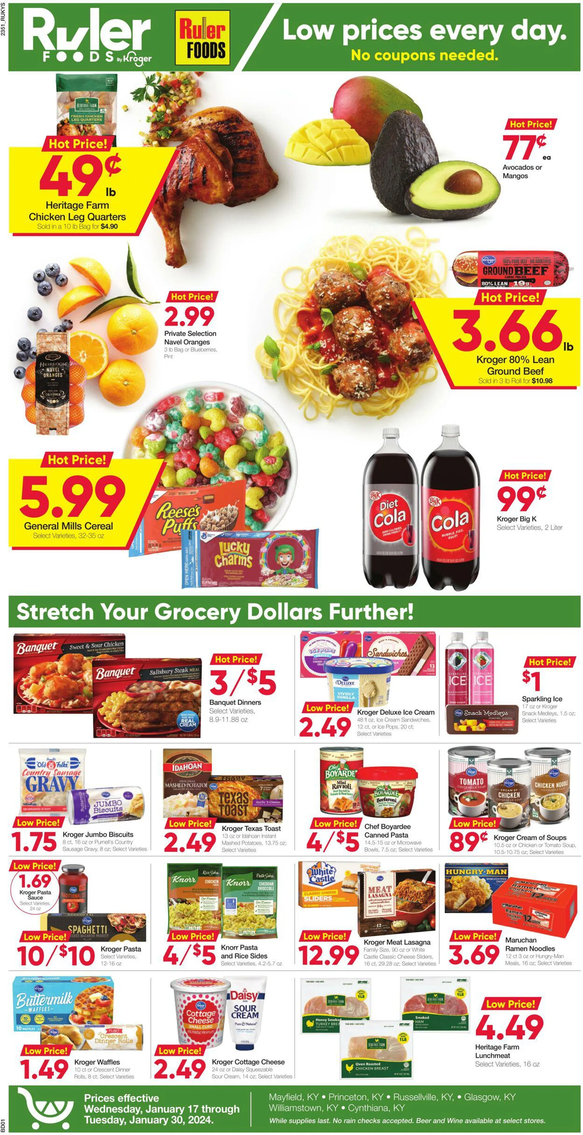 Weekly ad Ruler Foods Current weekly ad from January 17 to January 30 2024 - Page 