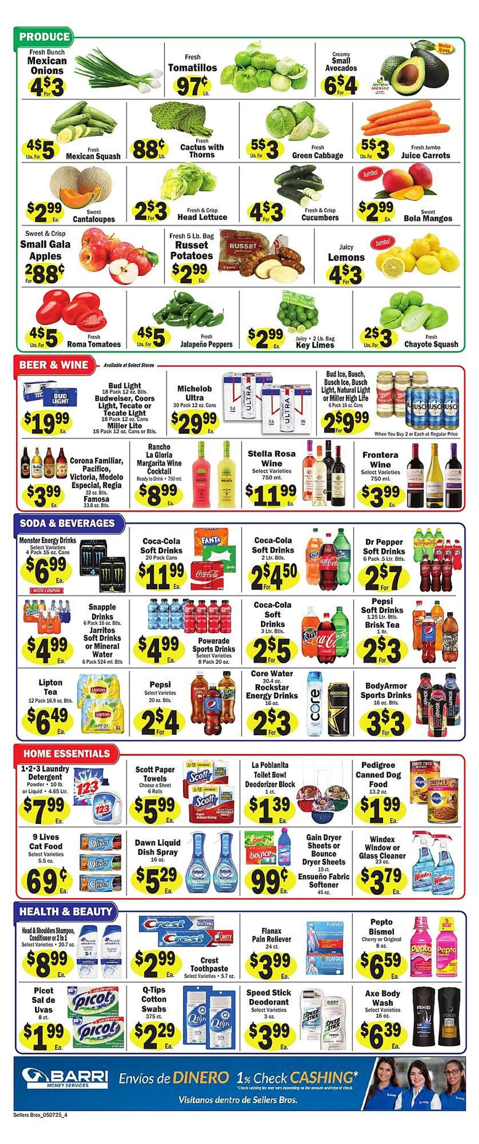 Weekly ad Sellers Bros Weekly Ad from May 7 to May 13 2025 - Page 4