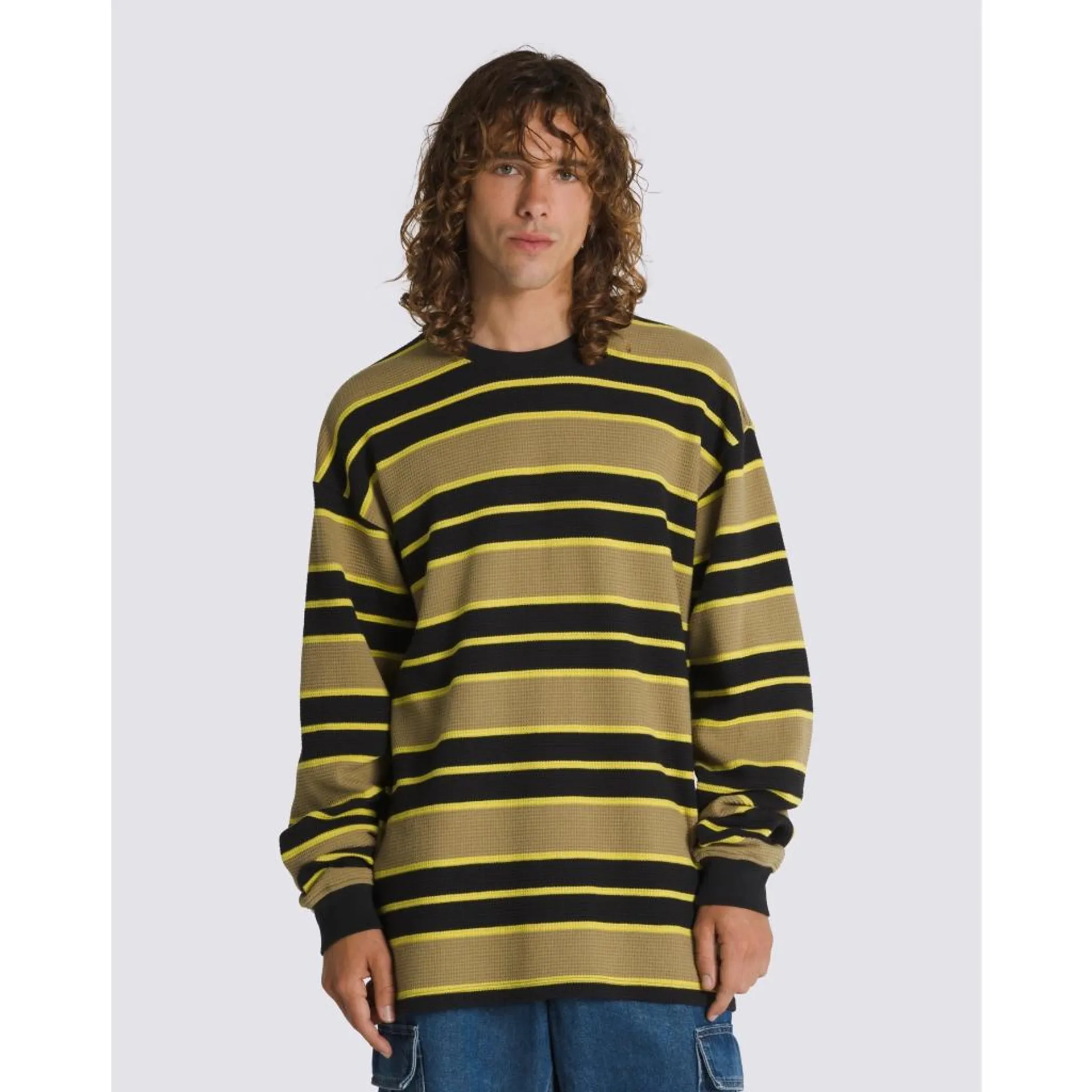 Patton Stripe Thermal Long Sleeve Shirt