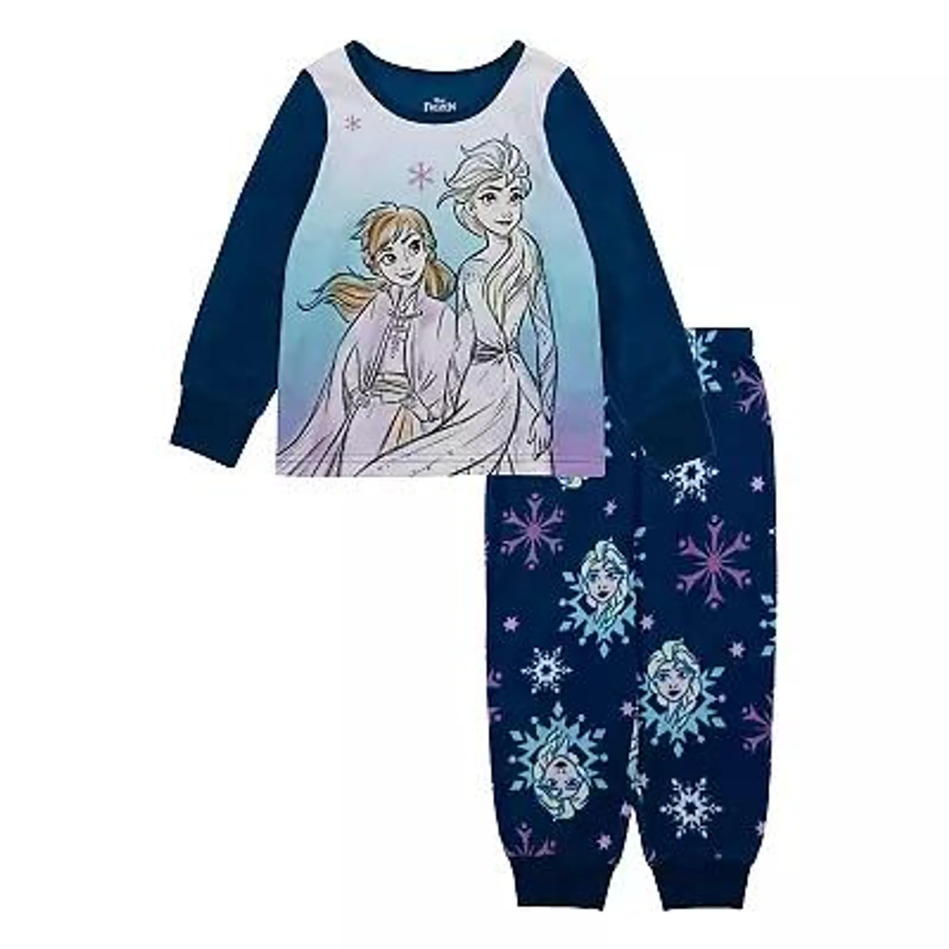 Disney's Frozen 2 Elsa & Anna Toddler Girl "Sisters Together" Microfleece Top & Bottoms Pajama Set