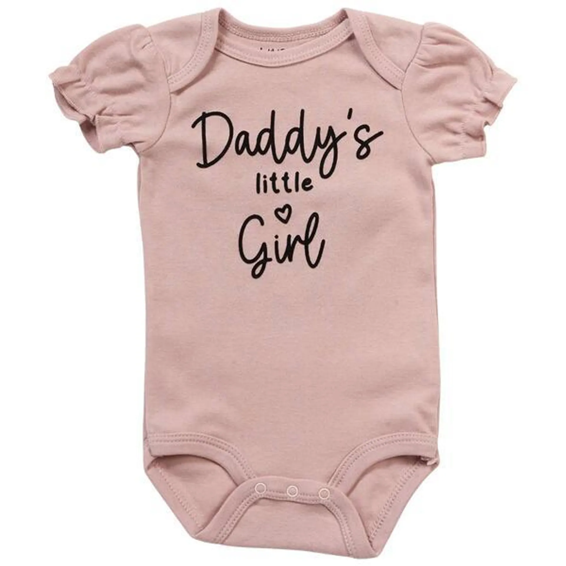 Baby Girl (NB-9M) Wild Child Daddy’s Little Girl Bodysuit