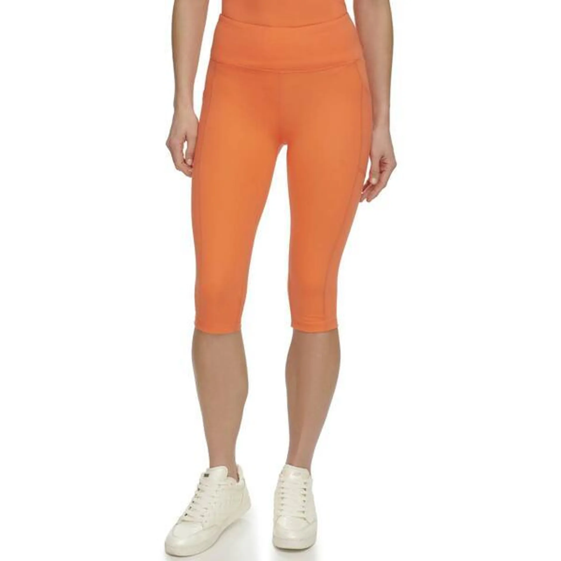 Womens DKNY Balance High Waist Pedal Pushers Capri Leggings