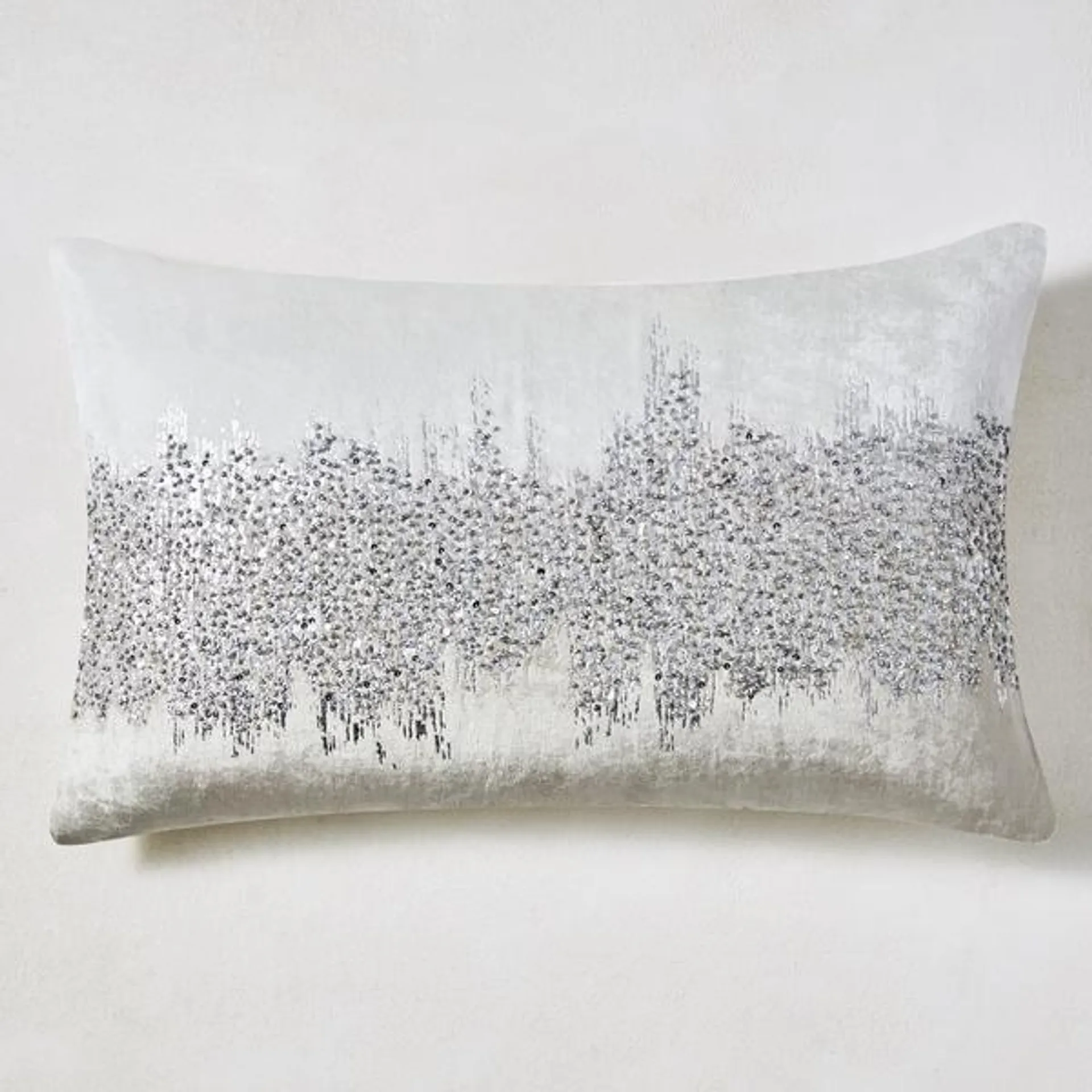 Joie De Vivre Lumbar Pillow - Grey