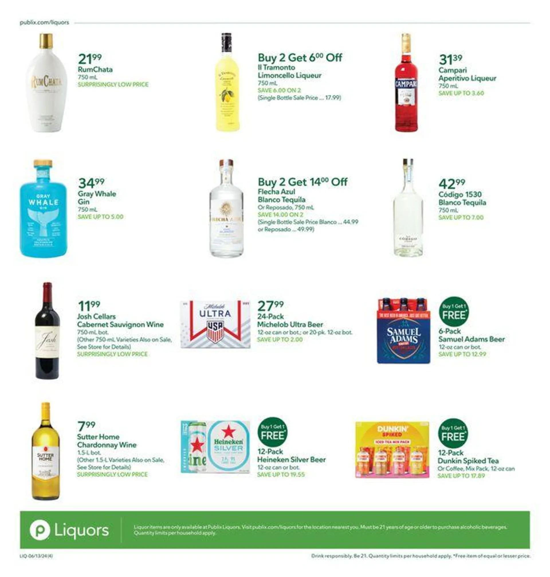 Weekly ad Publix Liquor from June 13 to June 19 2024 - Page 4