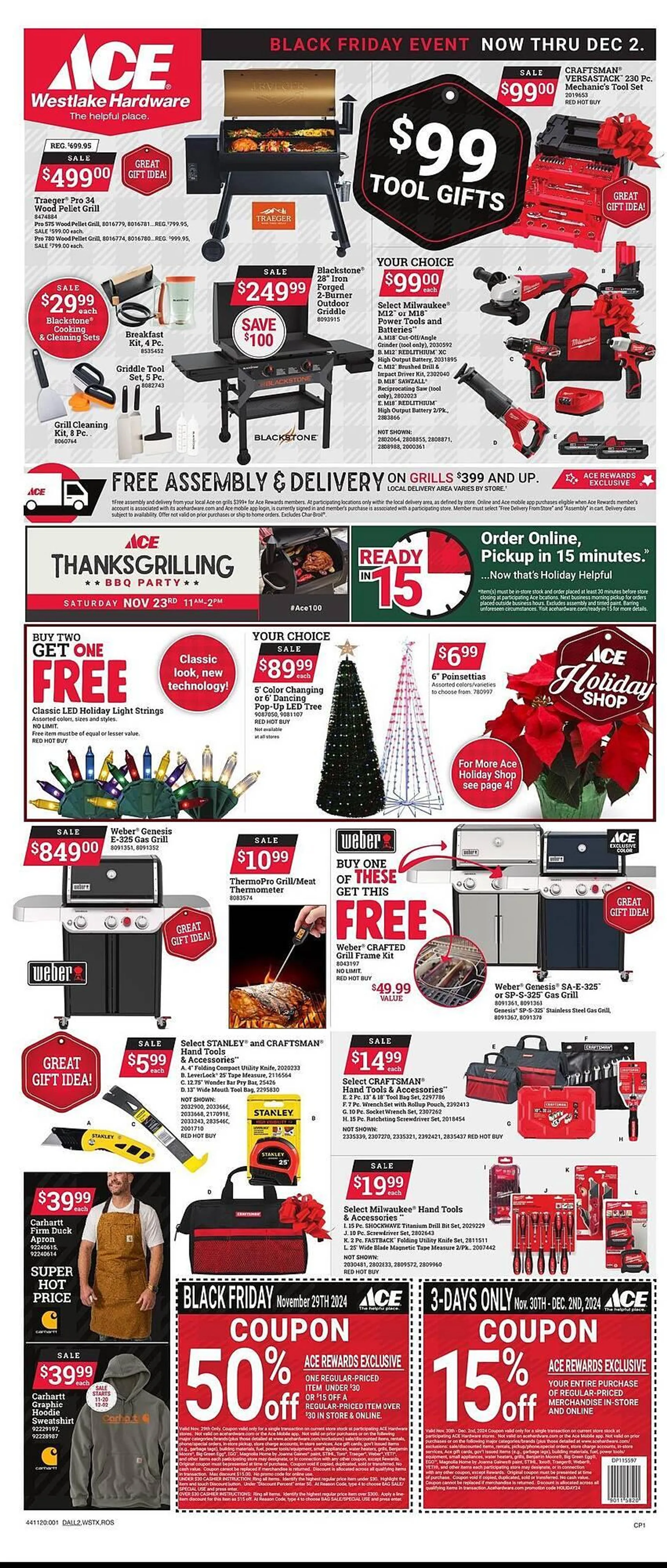 Weekly ad Ace Hardware Weekly Ad from November 5 to December 2 2024 - Page 3