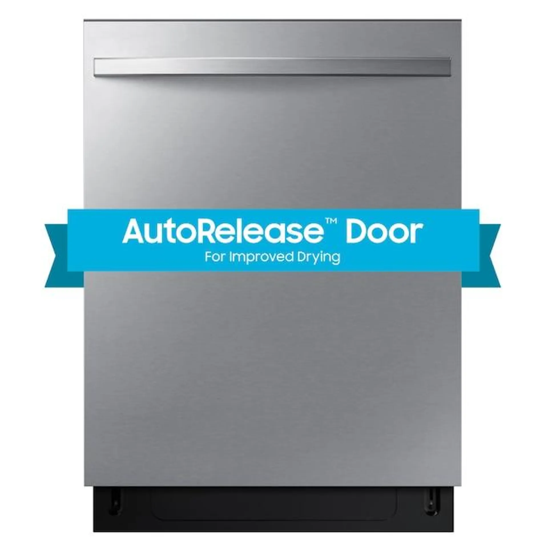 Samsung AutoRelease Top Control 24-in Built-In Dishwasher With Third Rack (Fingerprint Resistant Stainless Steel) ENERGY STAR, 51-dBA