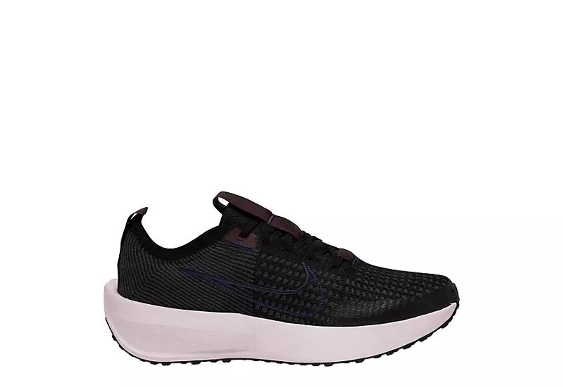 Nike Womens Flyknit Interact Running Shoe - Black