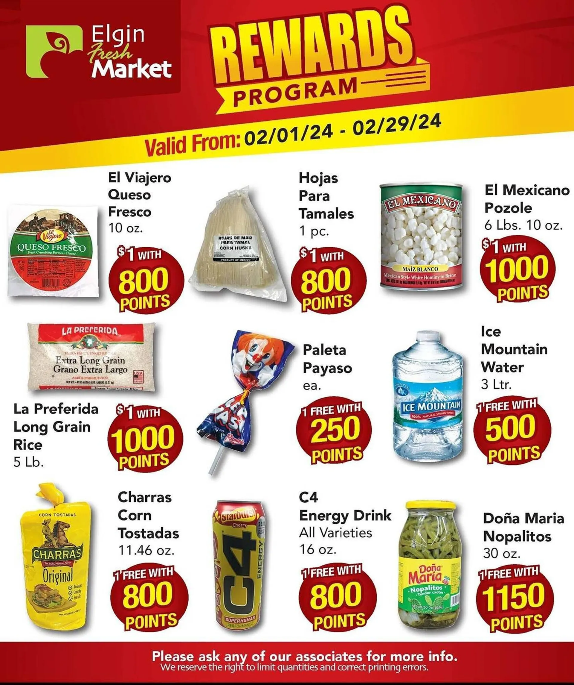 Weekly ad Elgin Fresh Market Weekly Ad from February 1 to February 29 2024 - Page 