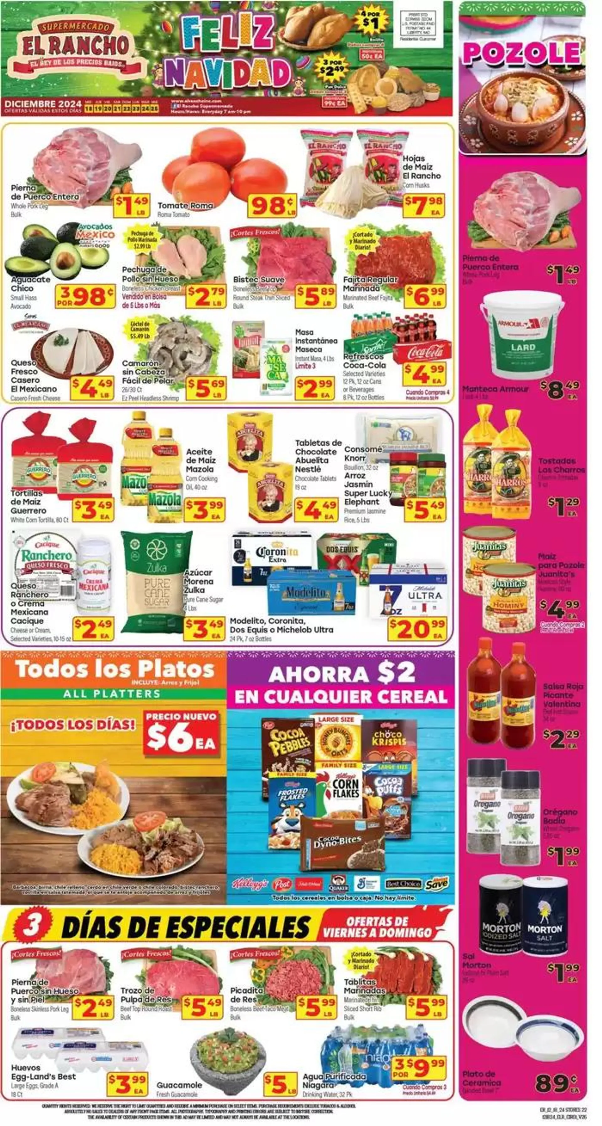 Supermercado El Rancho Weekly ad - 1