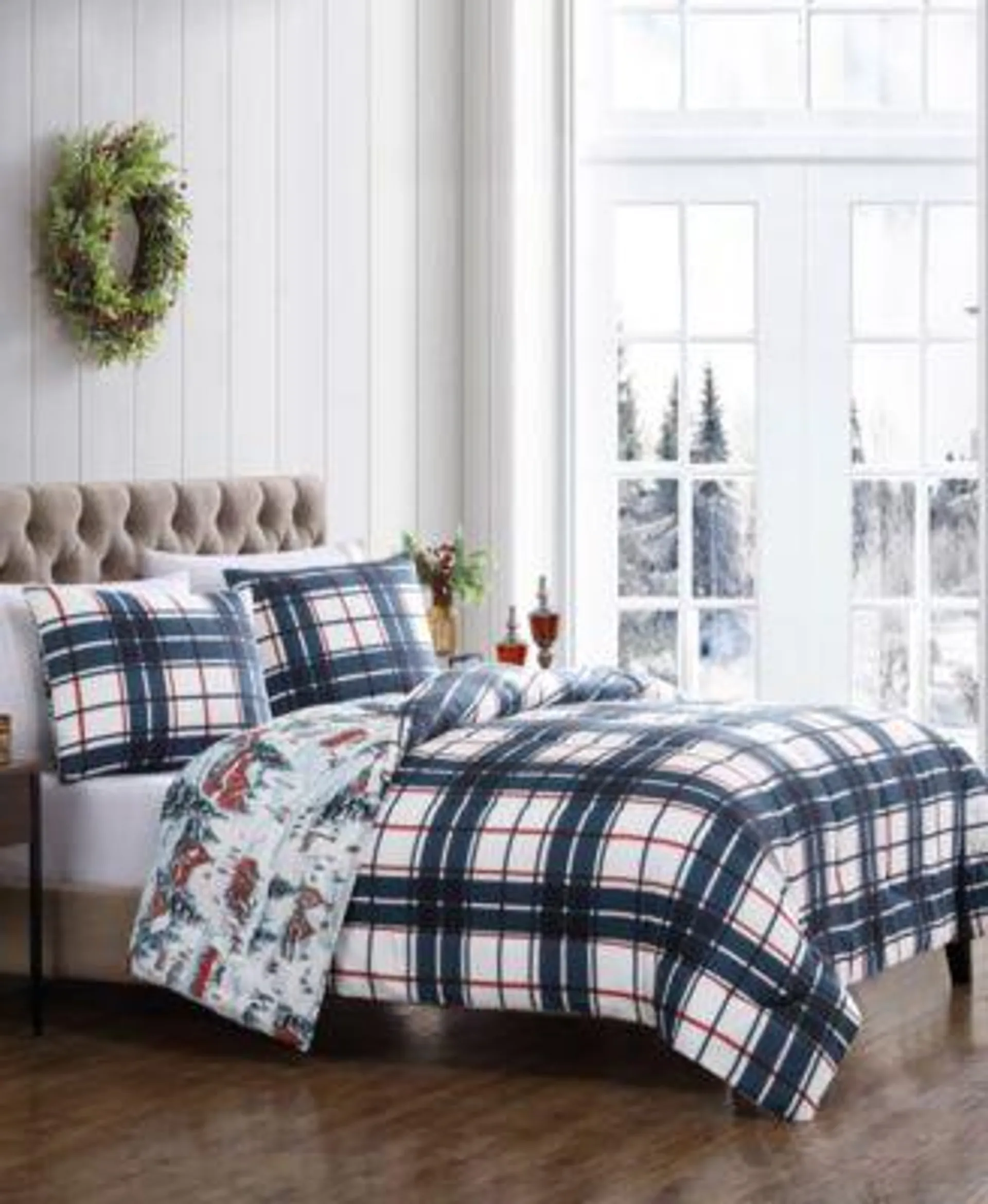 Holiday Town Square 3-Pc. Comforter Set