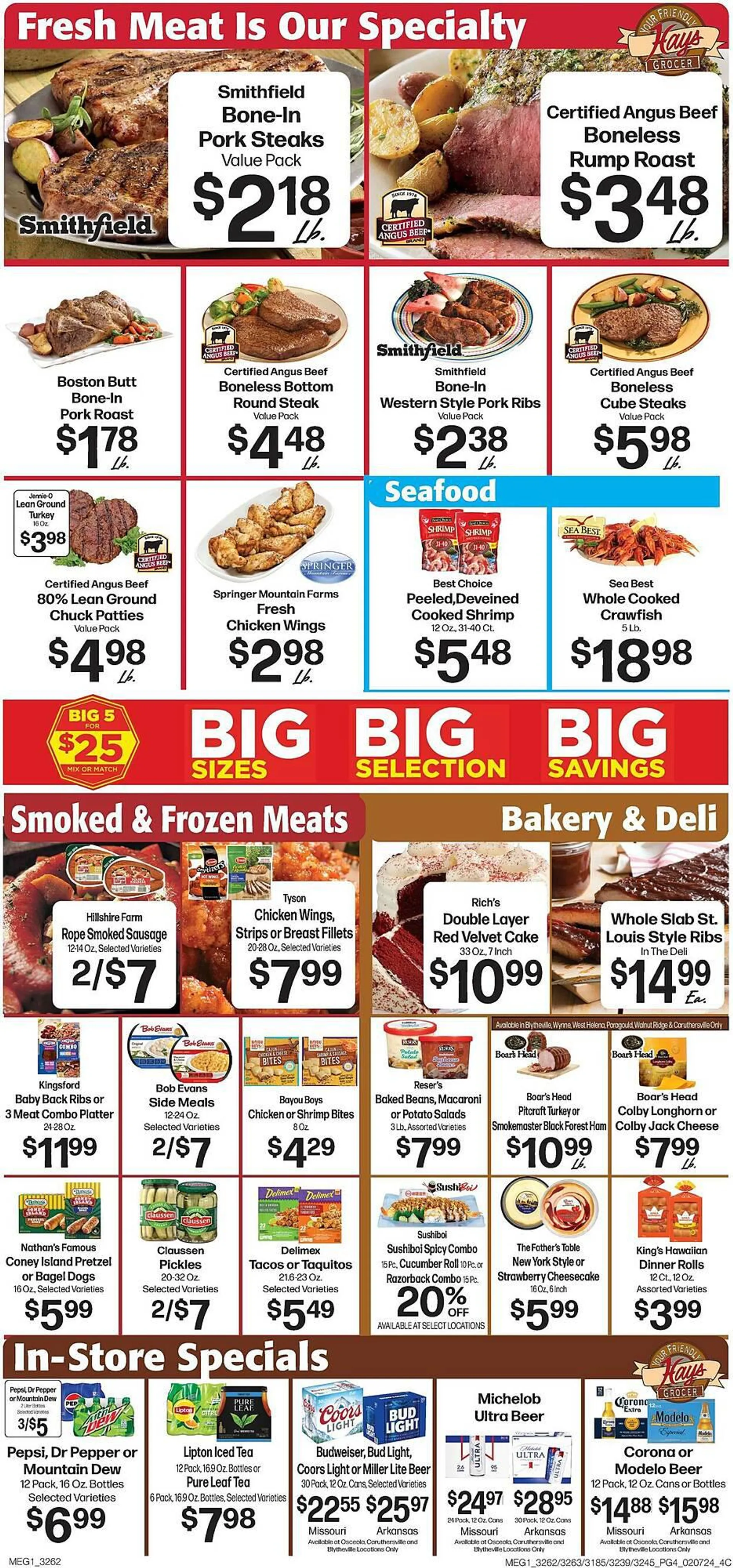 Weekly ad Hays Supermarket Weekly Ad from February 7 to February 14 2024 - Page 6