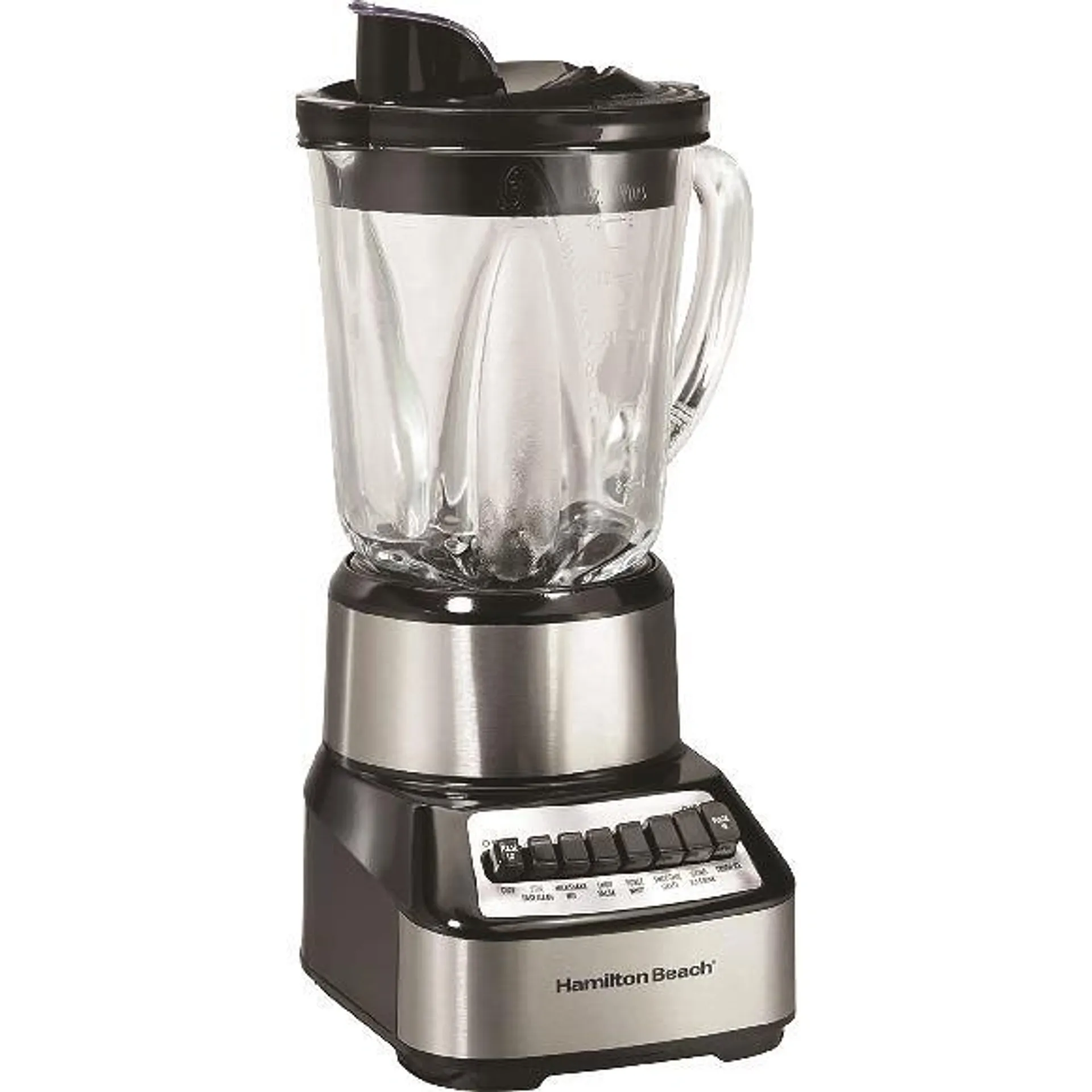 40oz Chrome Multi-Function Countertop Blender With Patented Wave~Action