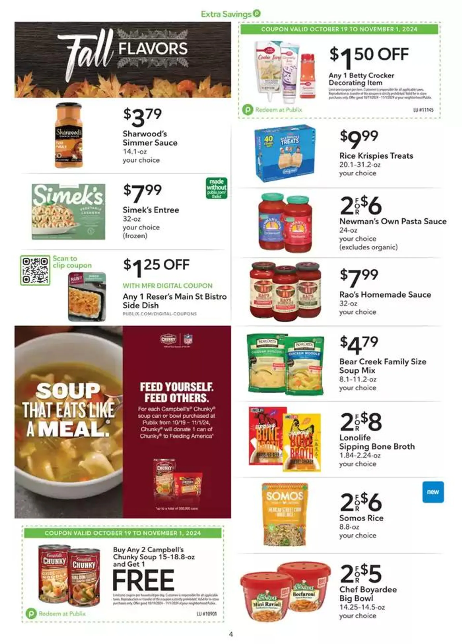 Weekly ad Publix Extra Savings from October 19 to November 1 2024 - Page 8