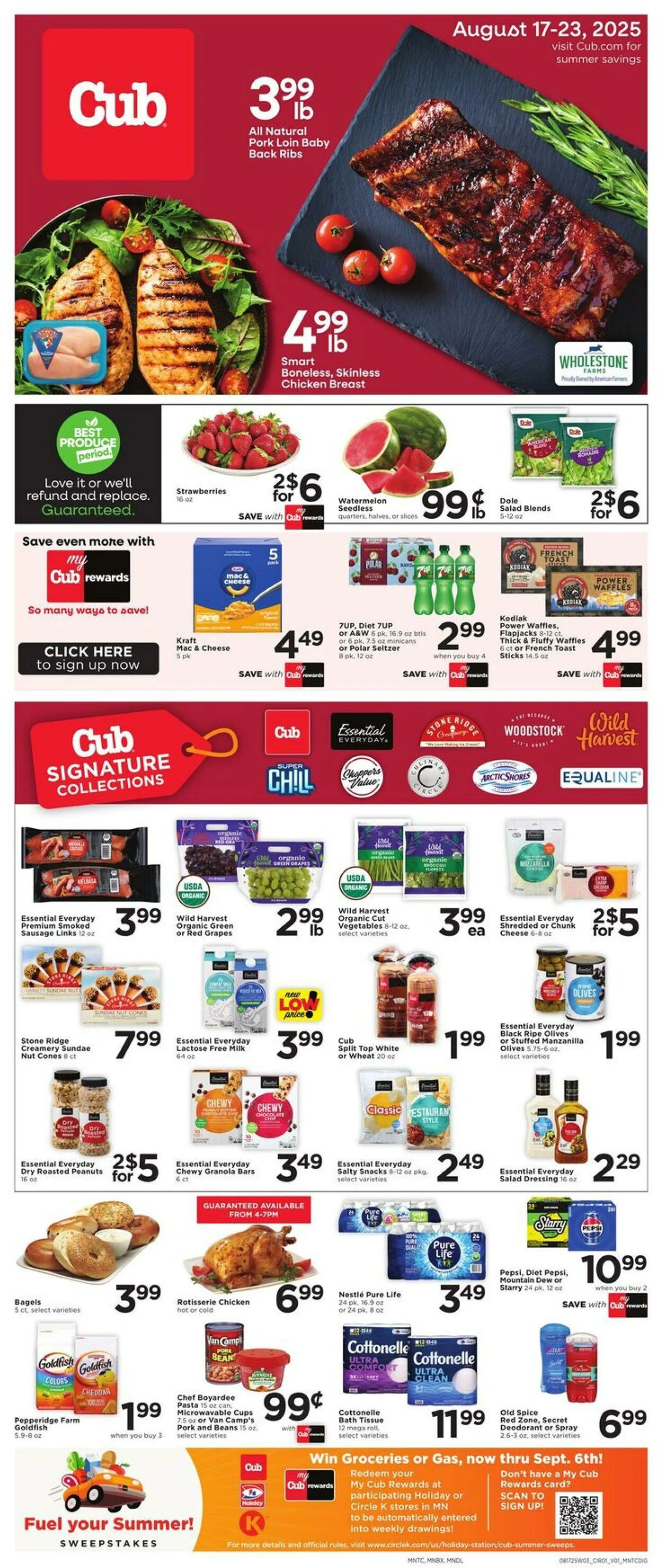 Weekly ad Cub Foods Current weekly ad from August 17 to August 23 2025 - Page 1