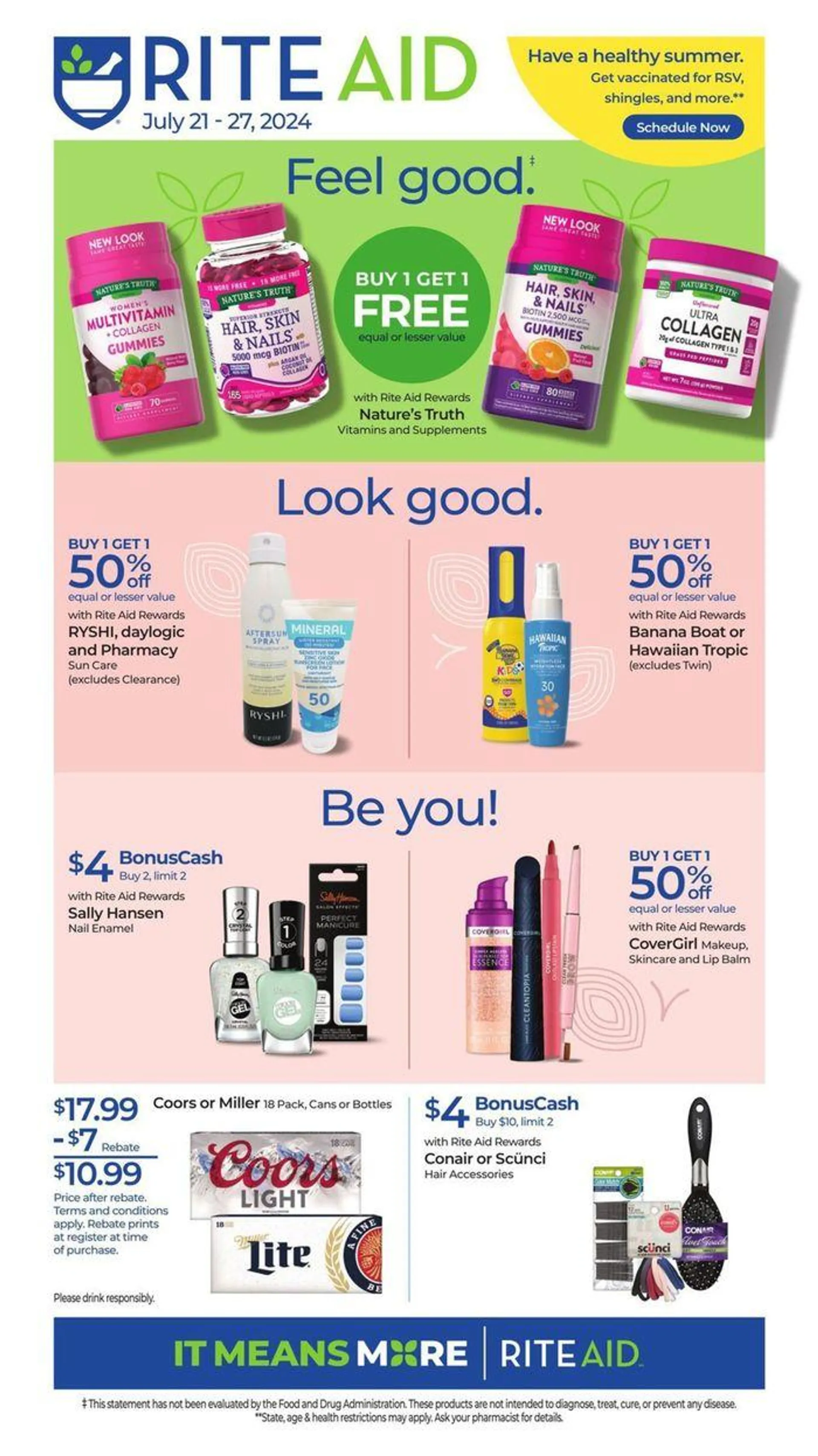 Weekly ad Feel Good from July 21 to July 27 2024 - Page 1