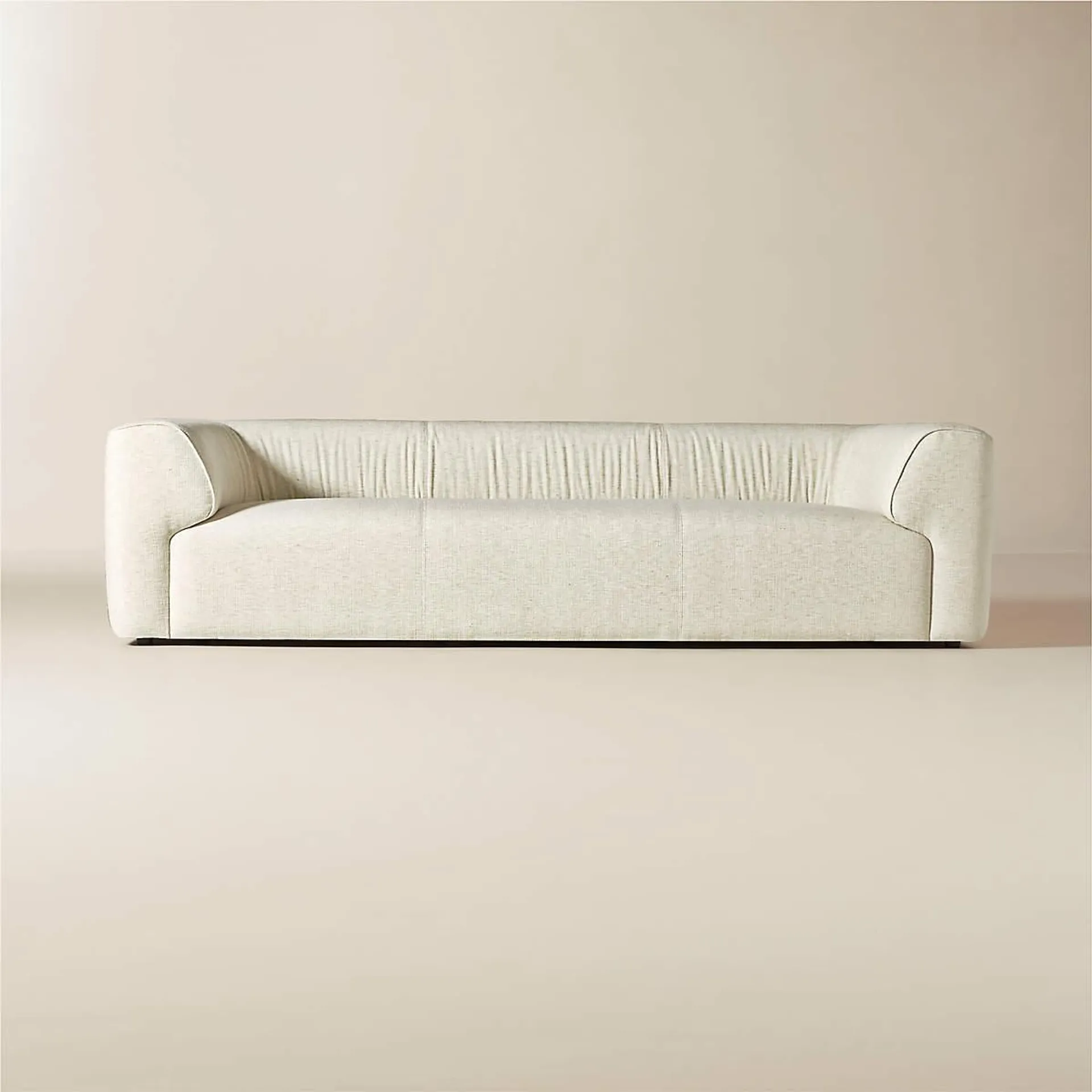 Rodez 105" White Performance Fabric Sofa