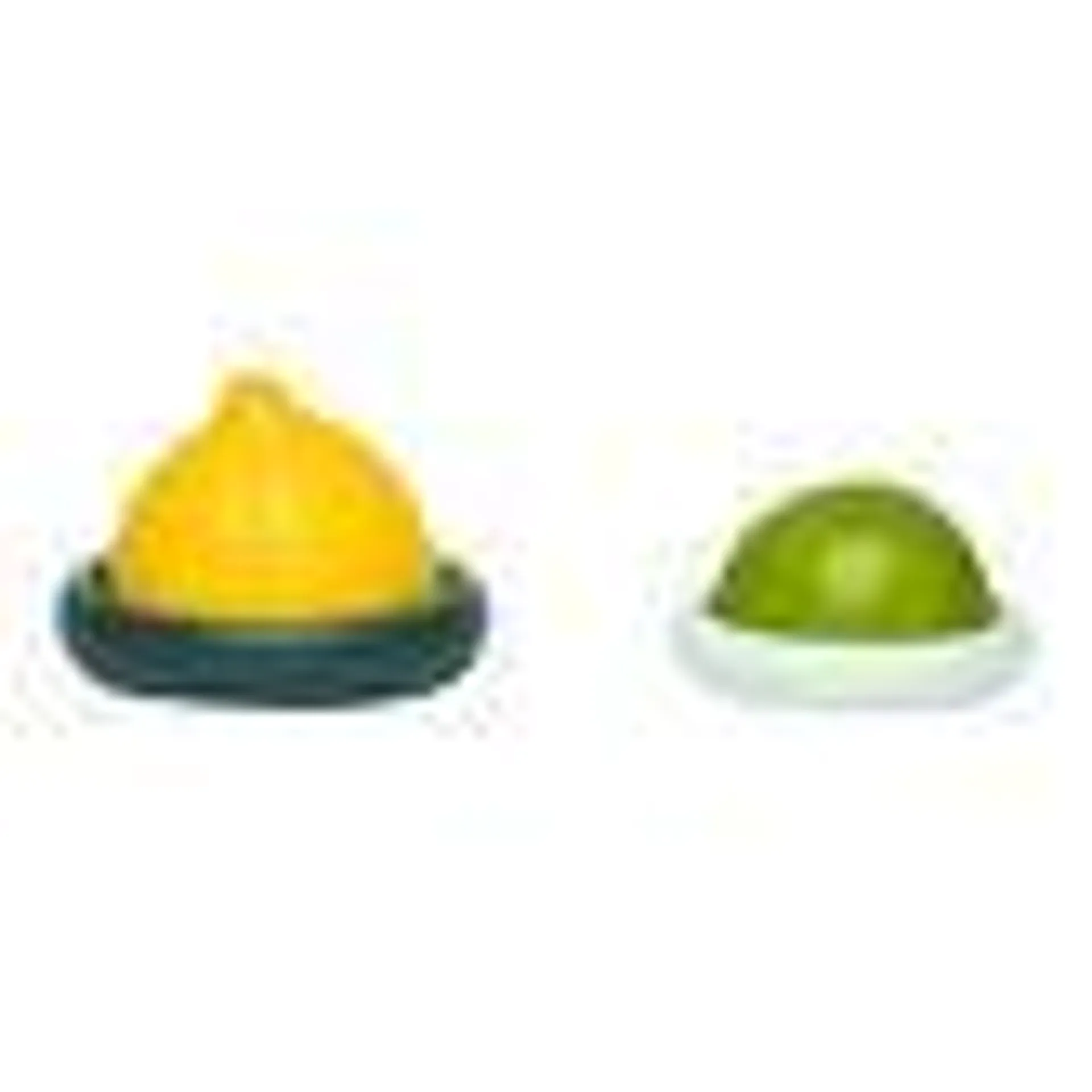 Food Huggers Forest Mint Reusable Citrus Savers 2 Piece Set