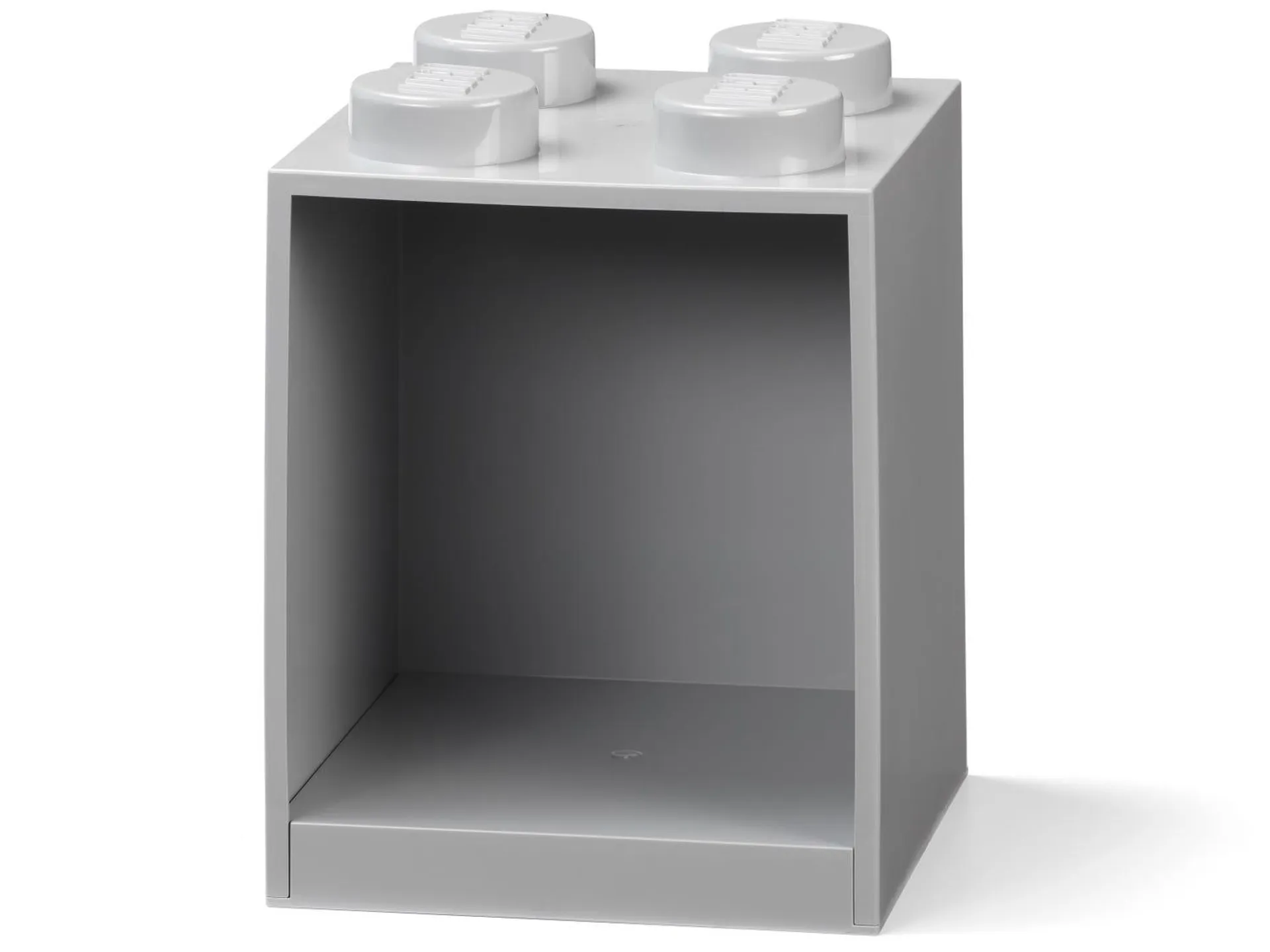 4-Stud Brick Shelf – Gray