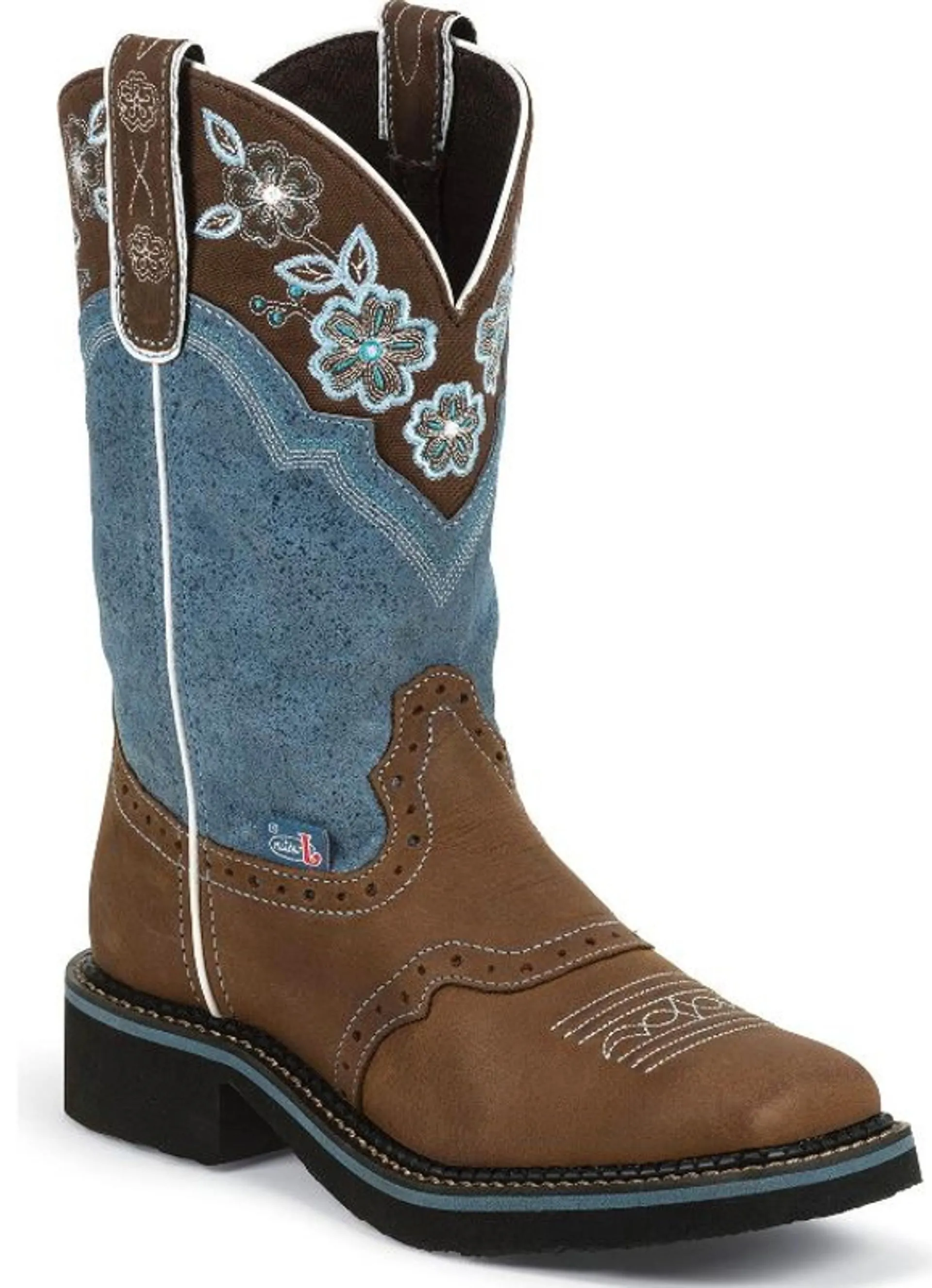 Justin Womens Gypsy Starlina Square Toe Boots