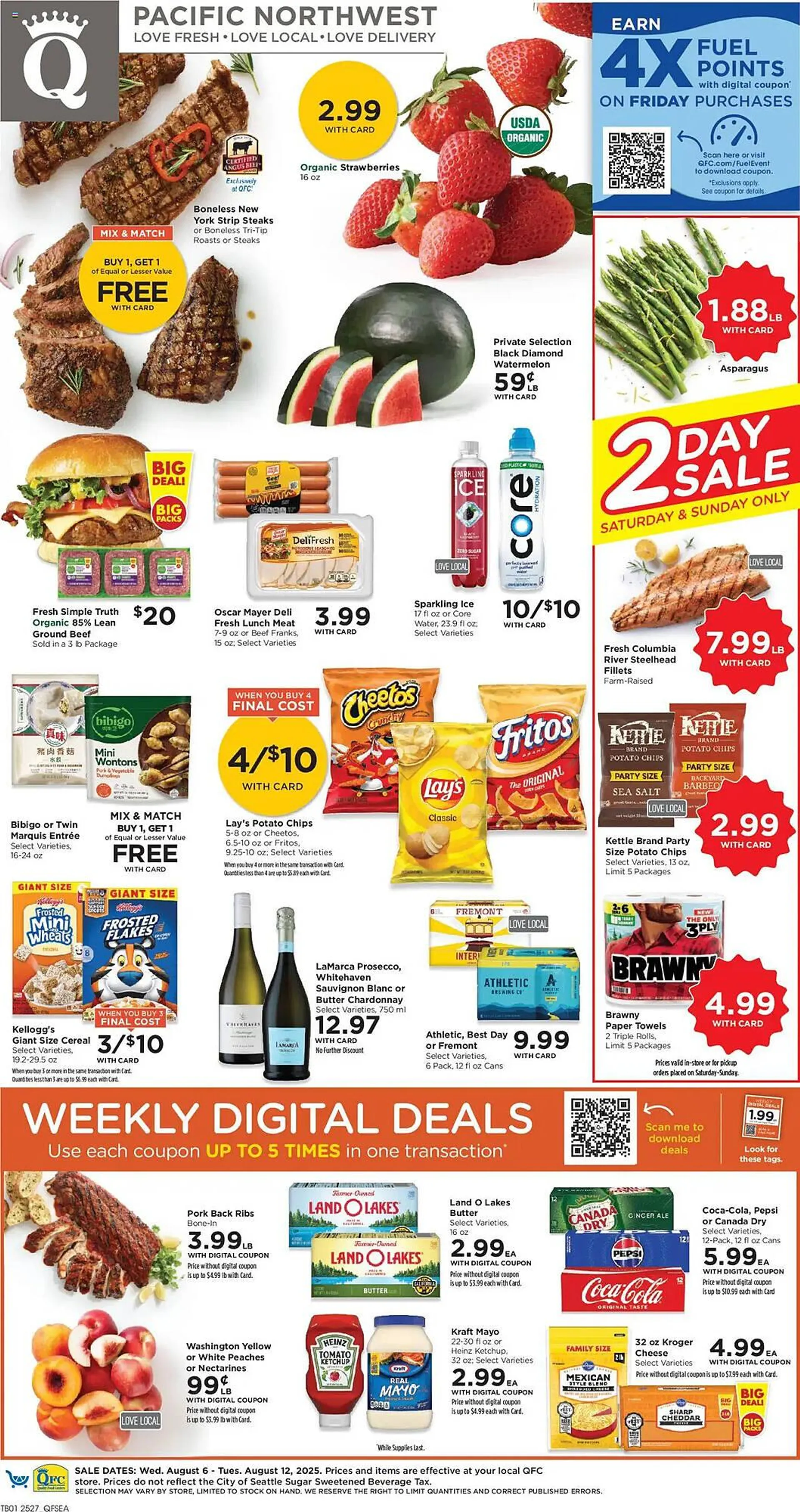 Weekly ad QFC Weekly Ad from August 6 to August 12 2025 - Page 1