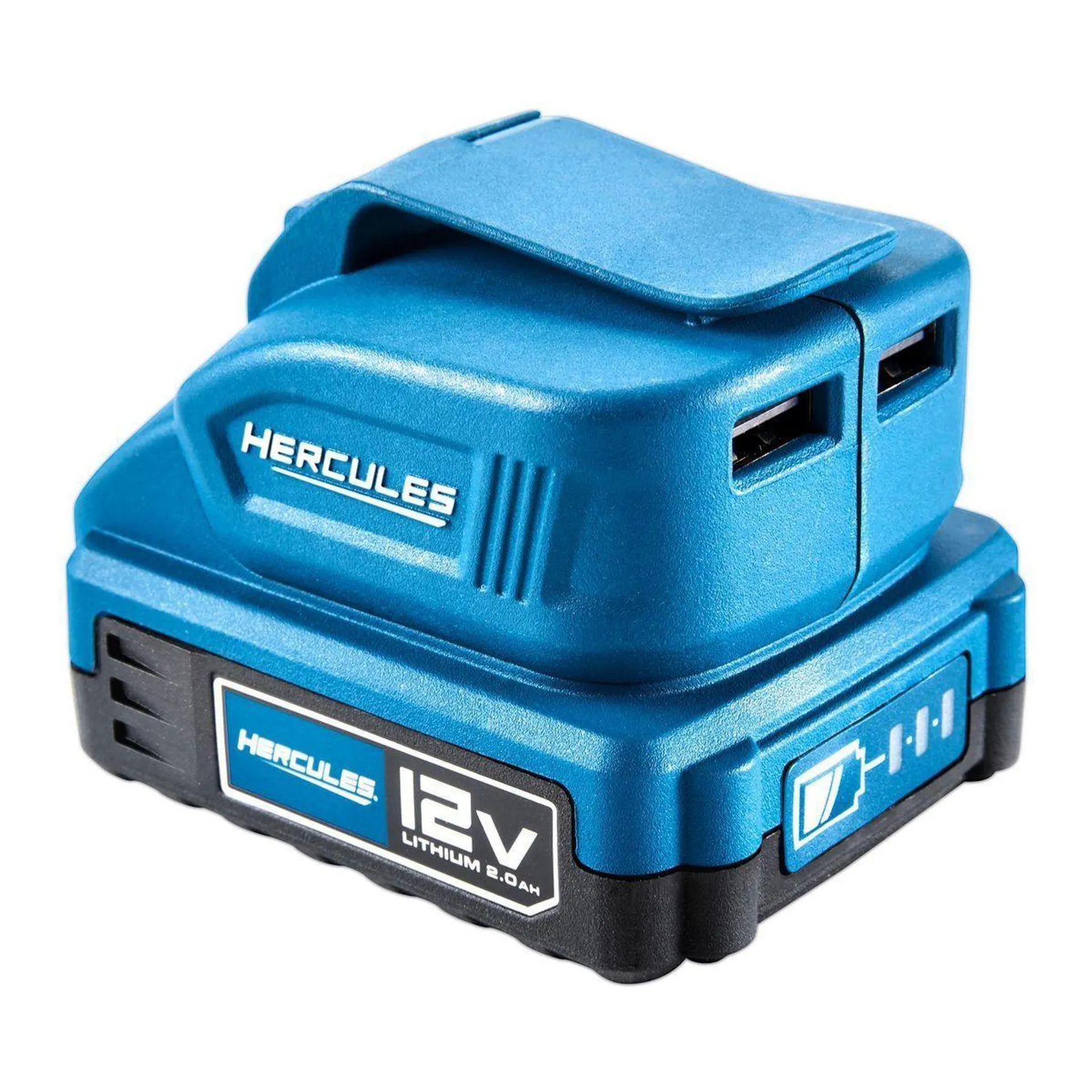 HERCULES 12V Lithium-Ion USB Power Source Adapter