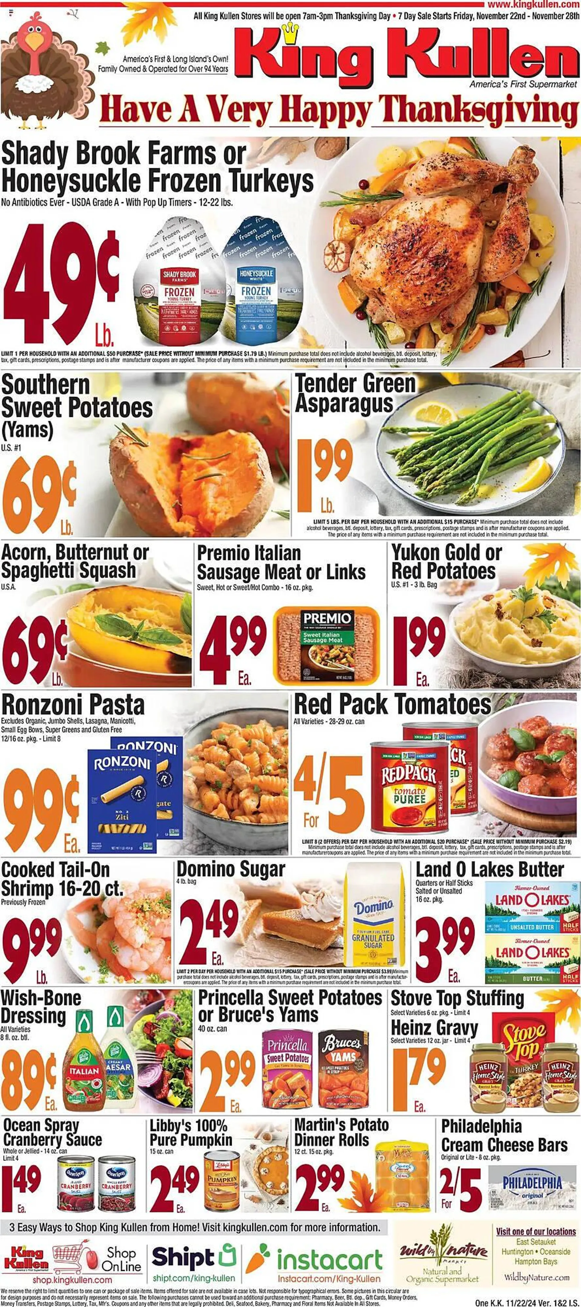 King Kullen Weekly Ad - 1