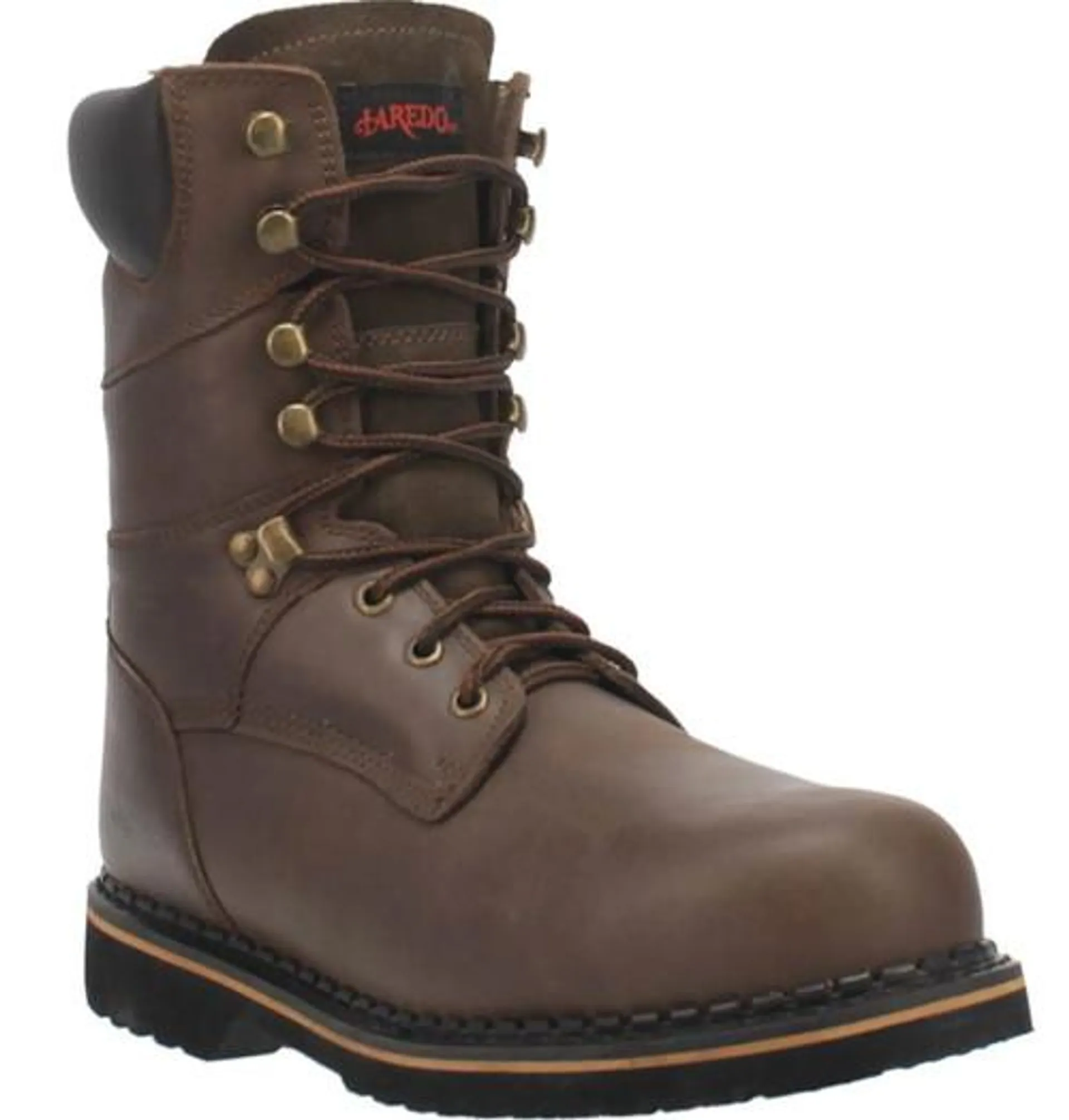 Laredo Mens Chain-Steel Toe Lace Up Work Boot