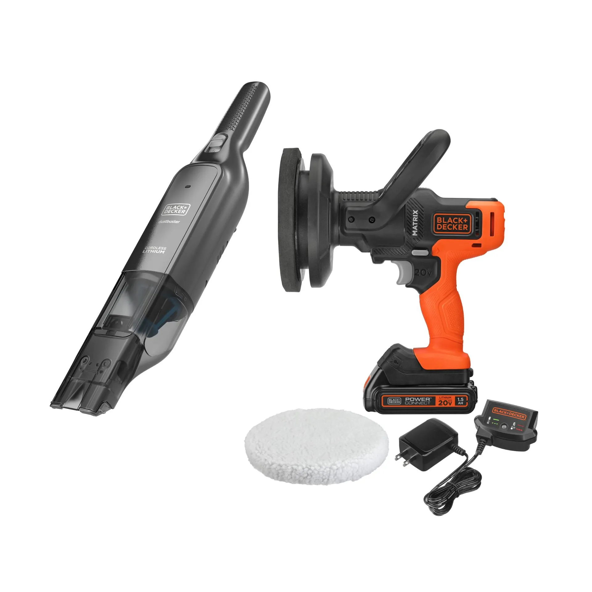 20V MAX* MATRIX Buffer & 12V MAX* Dustbuster Hand Vacuum Bundle Kit