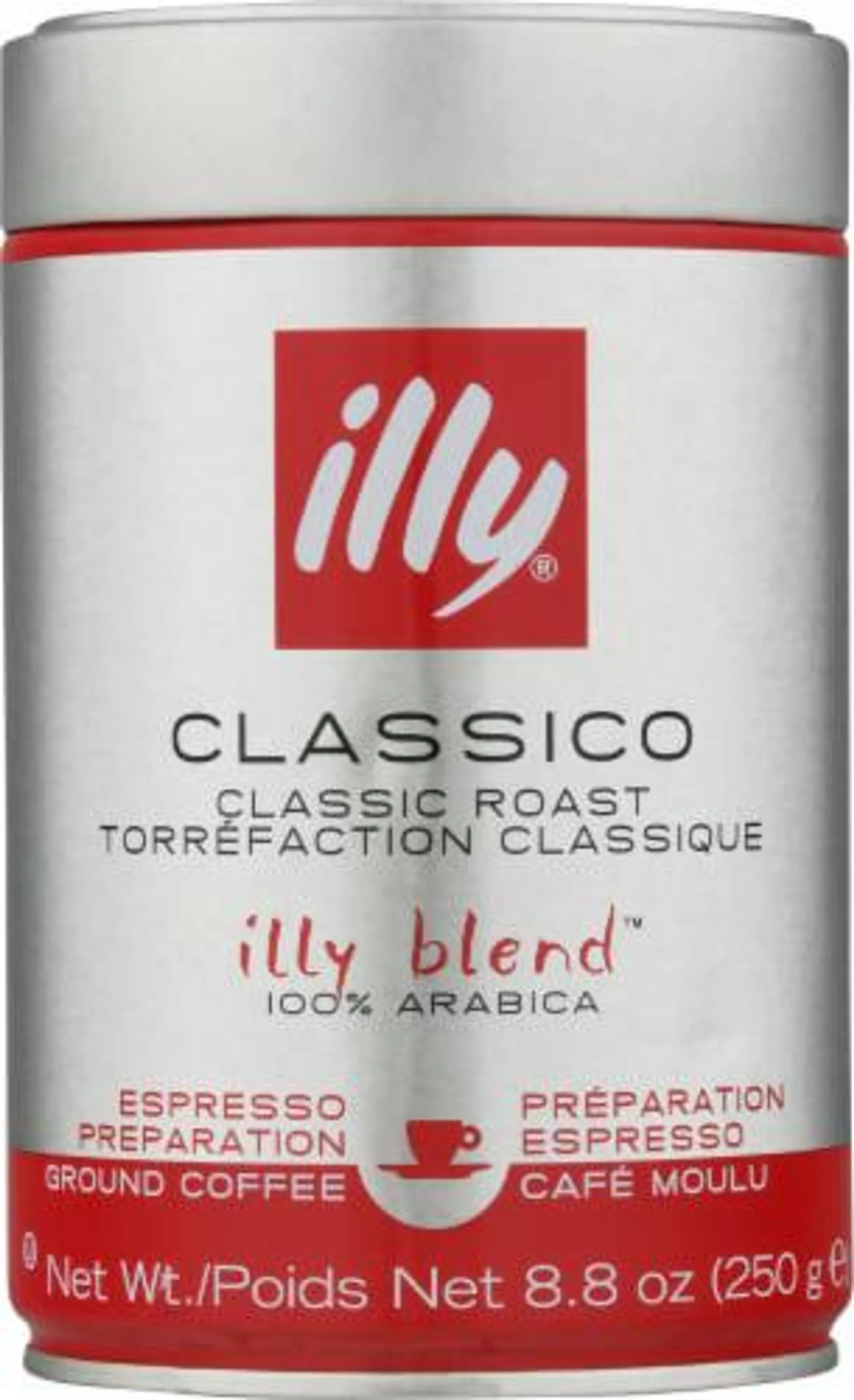 Illy Classico Medium Roast Ground Espresso
