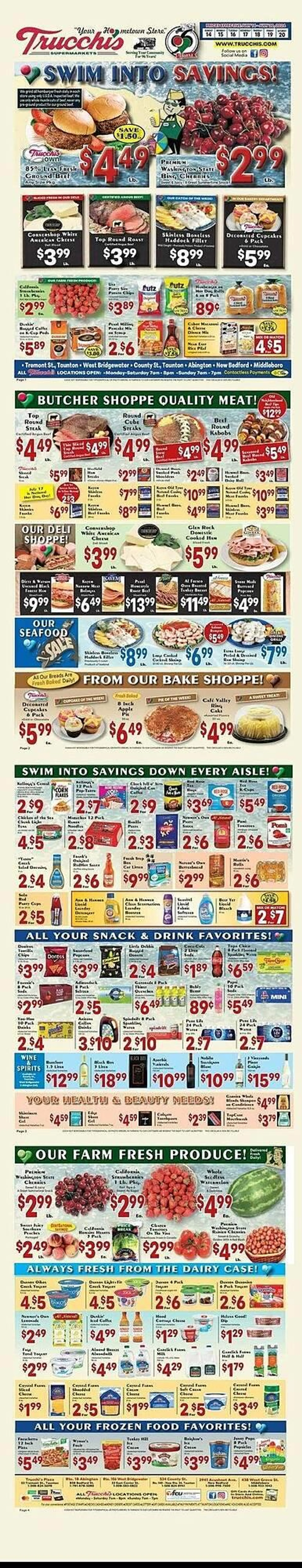 Weekly ad Trucchis Weekly Ad from July 14 to July 20 2024 - Page 1