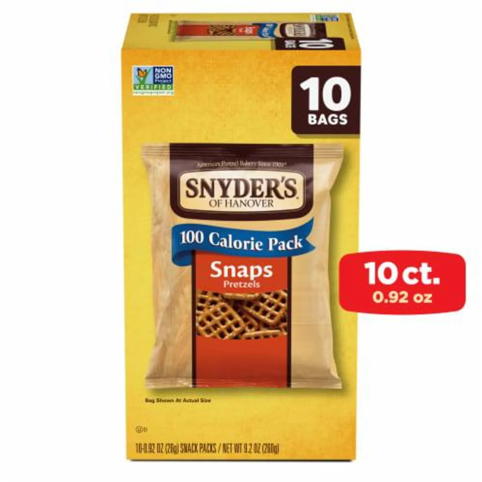 Snyder's® of Hanover Pretzels Snaps 100 Calorie Packs