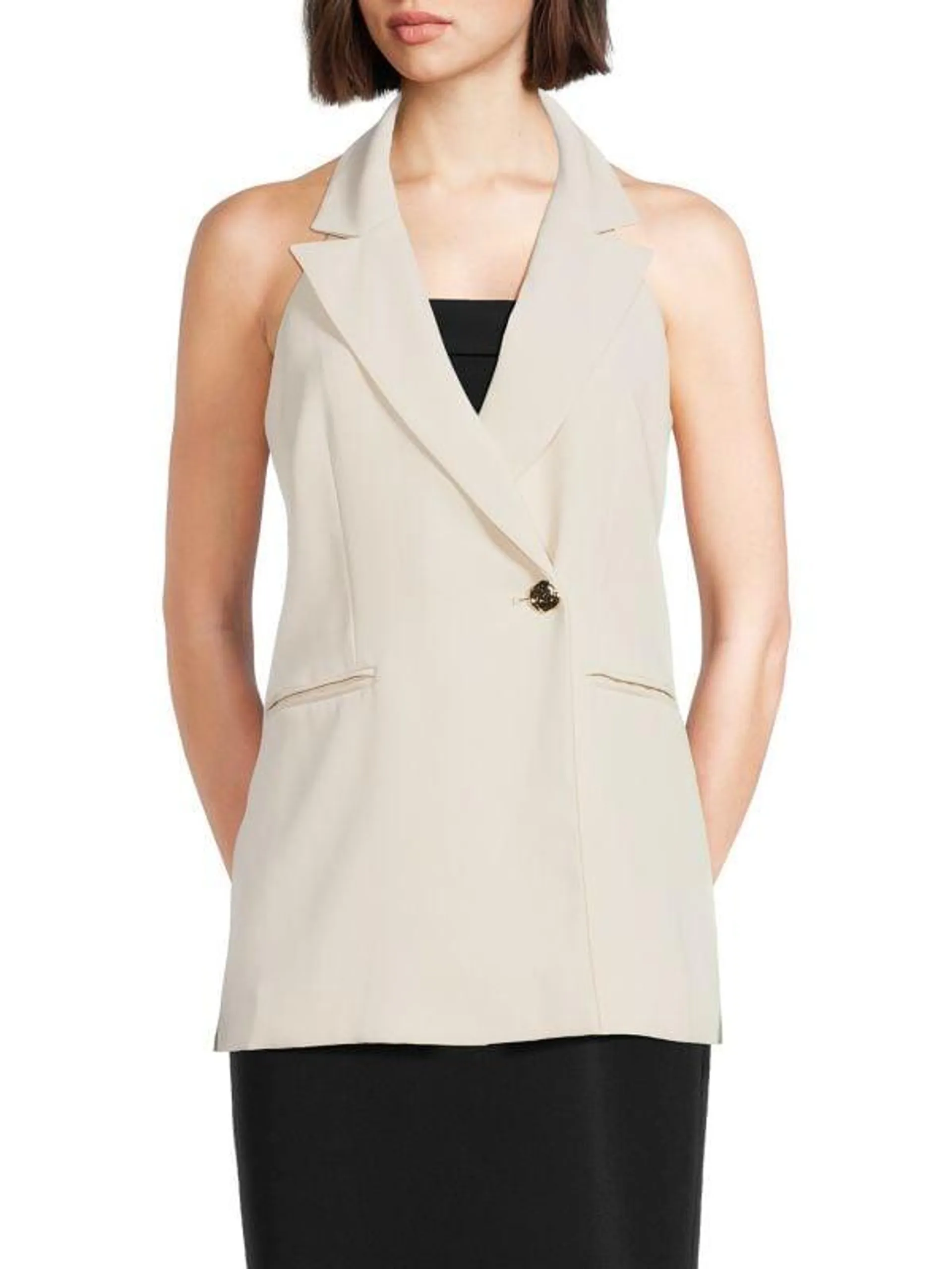 Harrie Peak Collar Vest