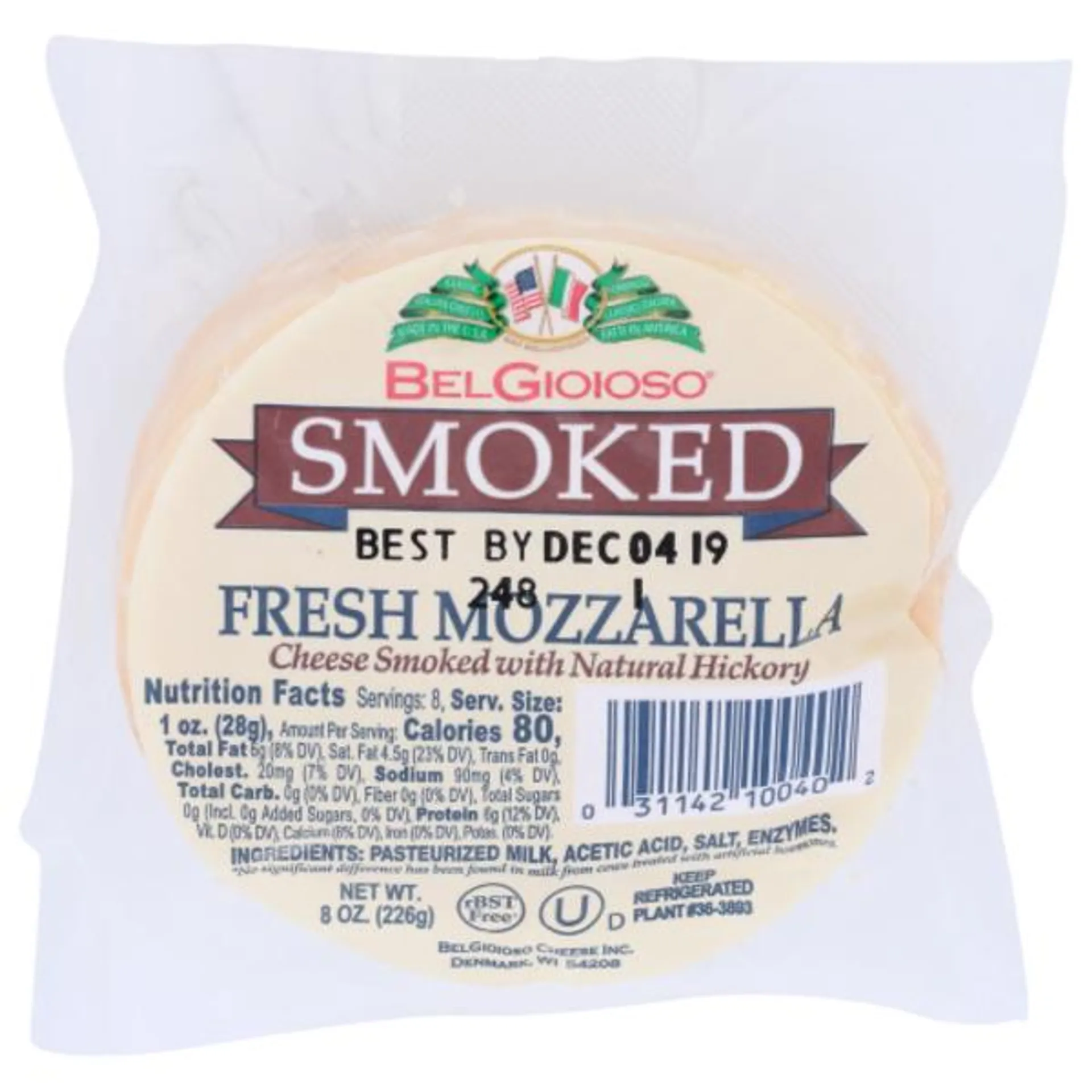 Belgioioso Smoked Fresh Mozzarella