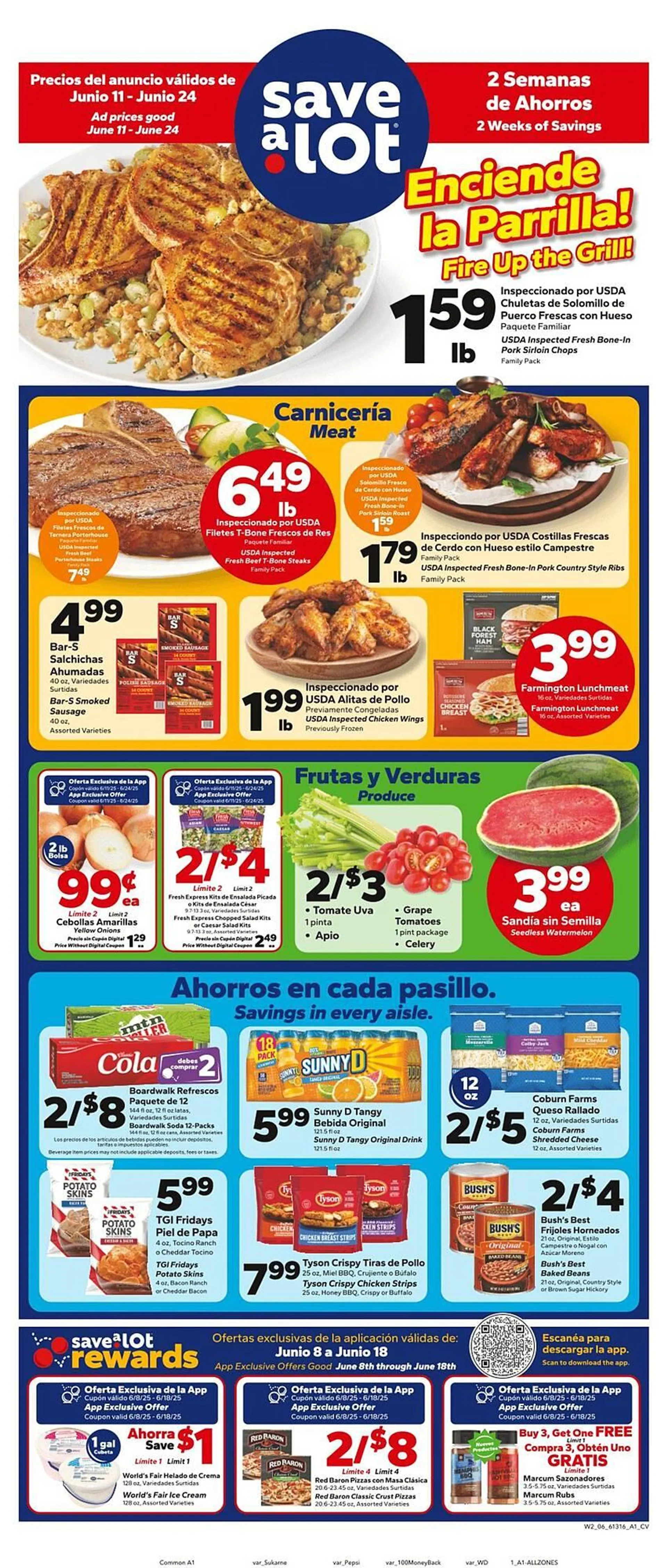 Weekly ad Save a Lot Weekly Ad from June 11 to June 24 2025 - Page 1