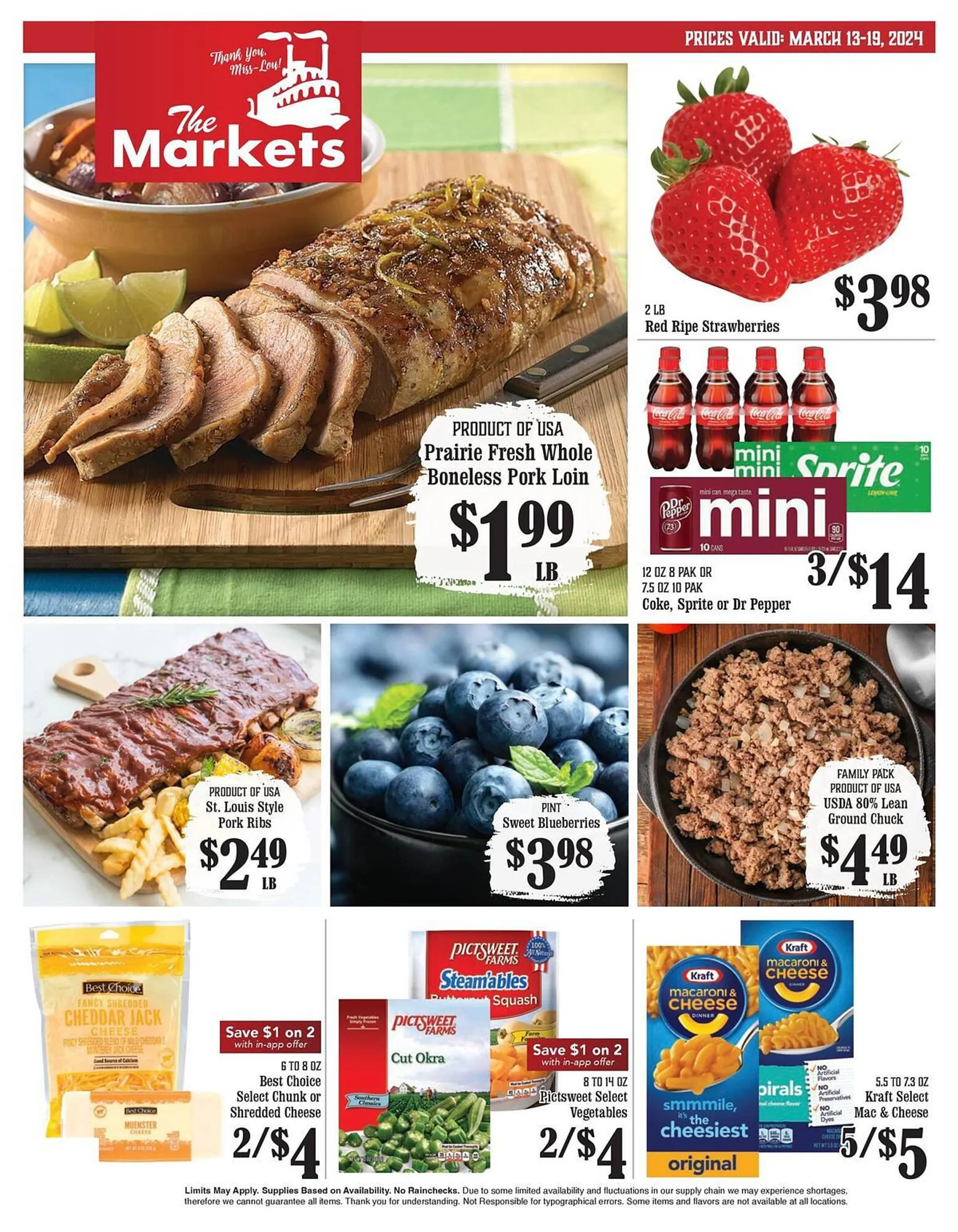 Weekly ad The Markets Weekly Ad from March 13 to March 19 2024 - Page 