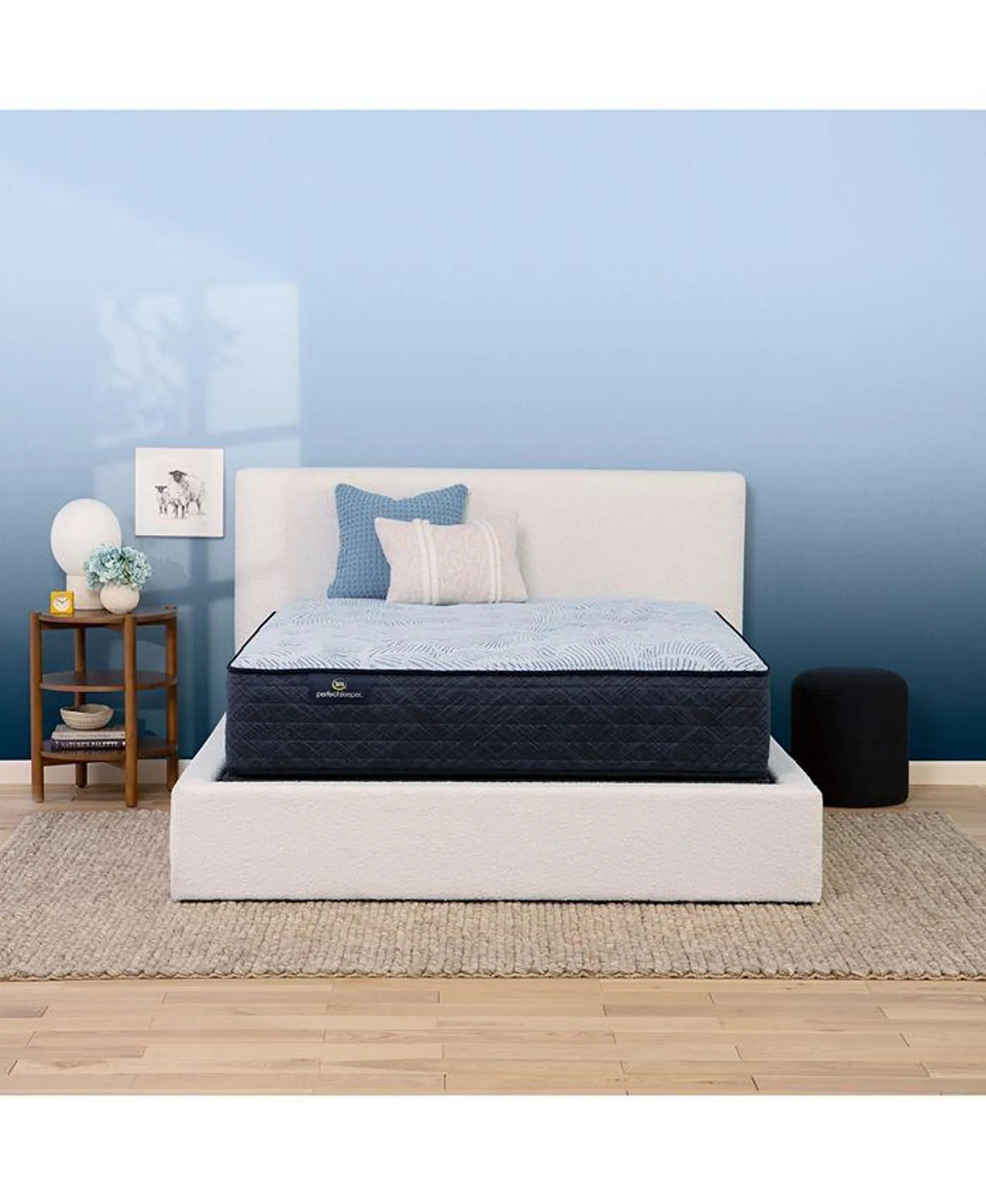 Perfect Sleeper Blue Lagoon Night 13" Plush Mattress-Queen