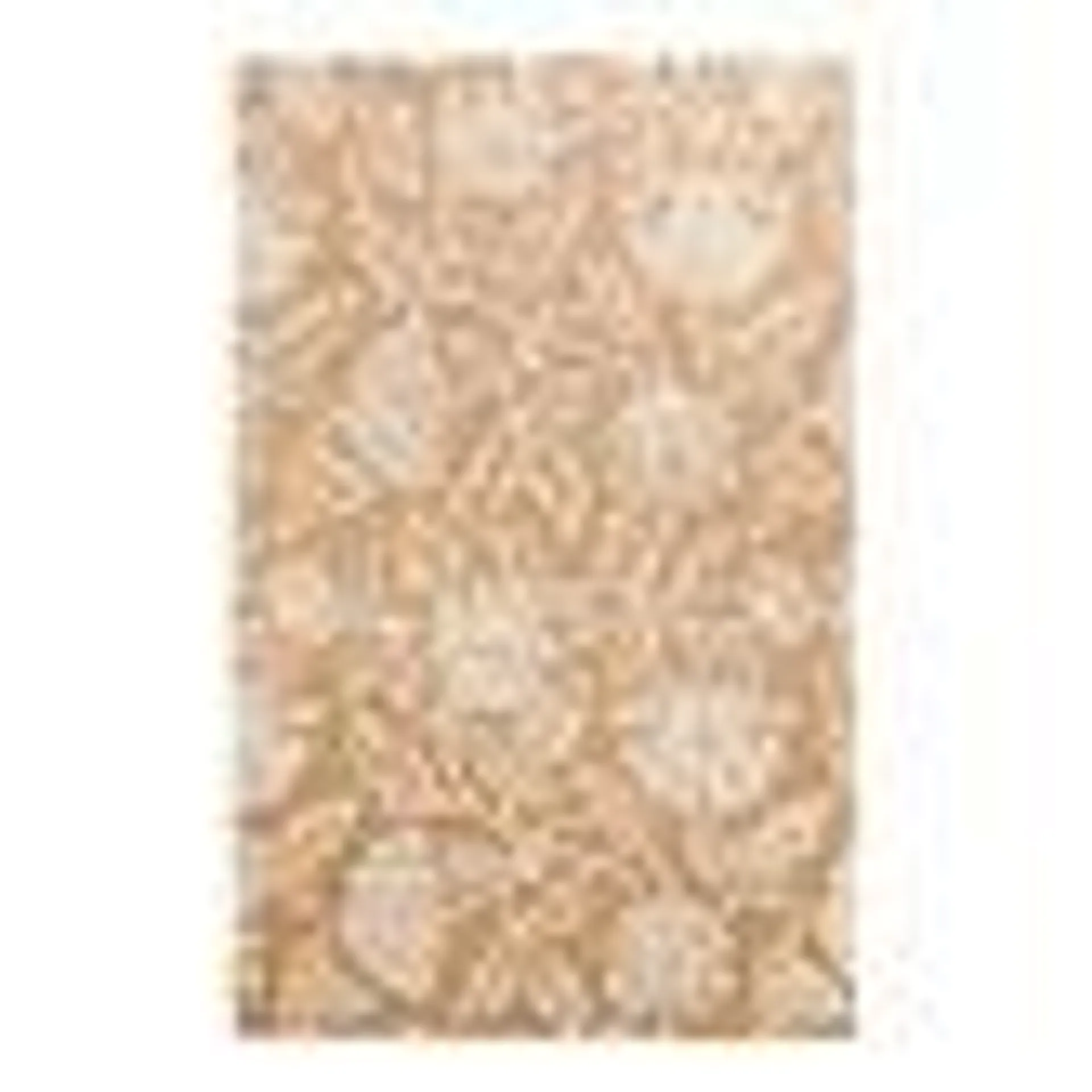 Anika Ohre and Cream Kalamkari Floral Tufted Wool Area Rug