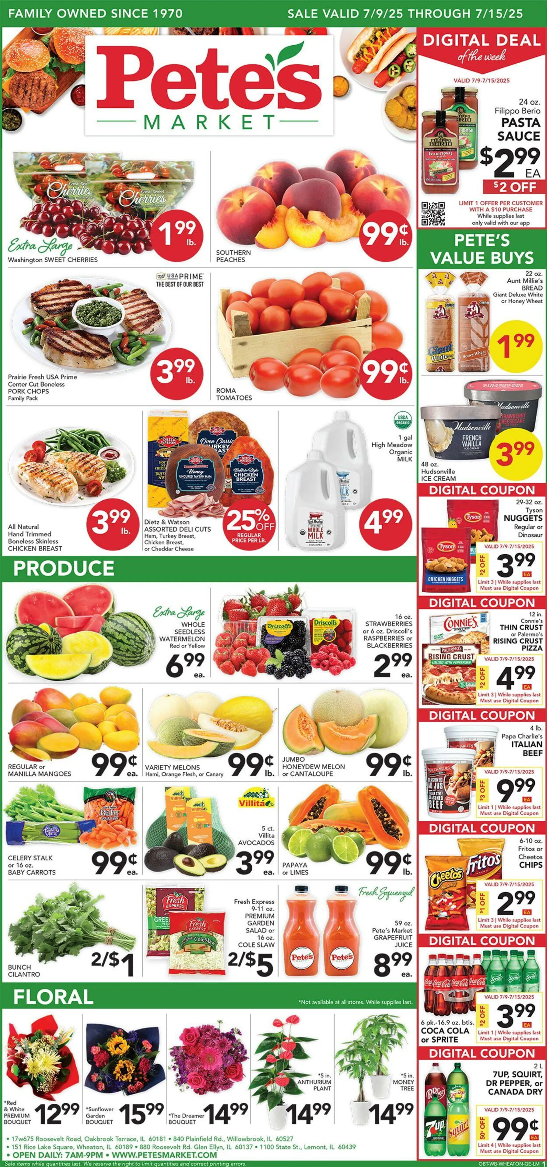 Weekly ad Pete's Fresh Market Current weekly ad from July 2 to July 8 2025 - Page 1