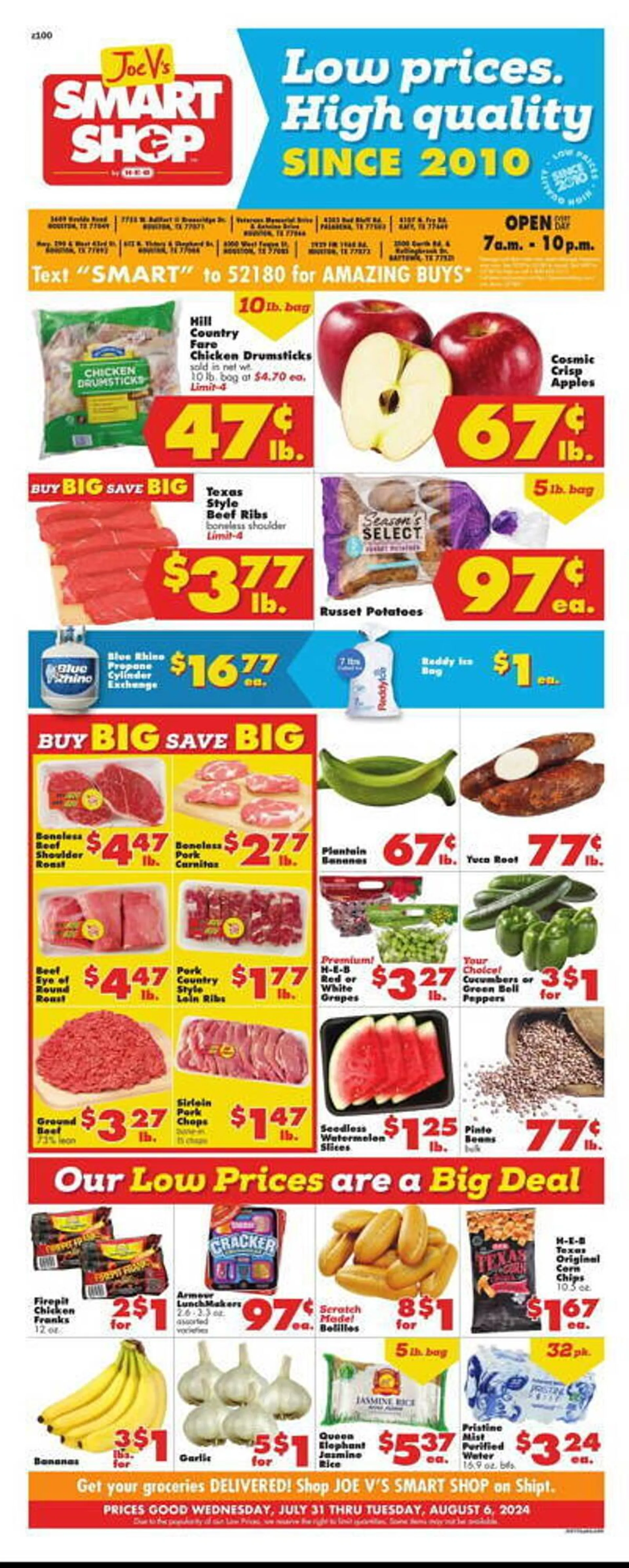 Joe Vs Smart Shop Weekly Ad - 1