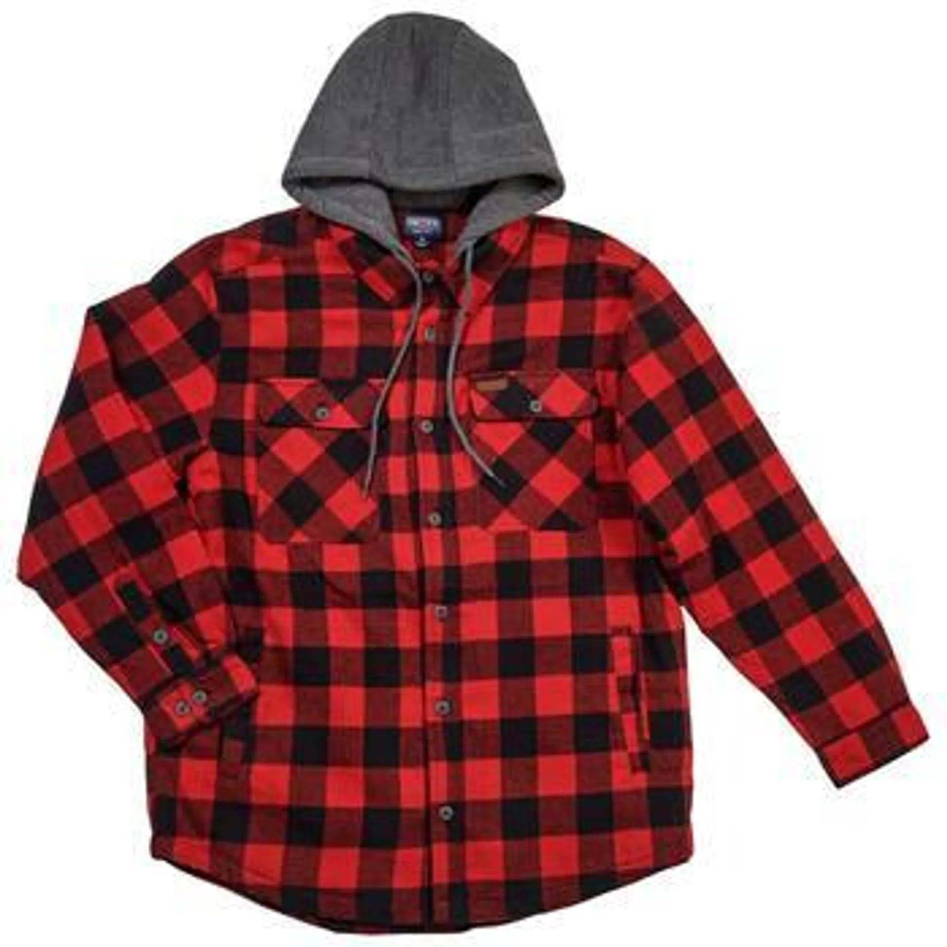 Mens Smith’s Sherpa Lined Flannel Shirt Jacket