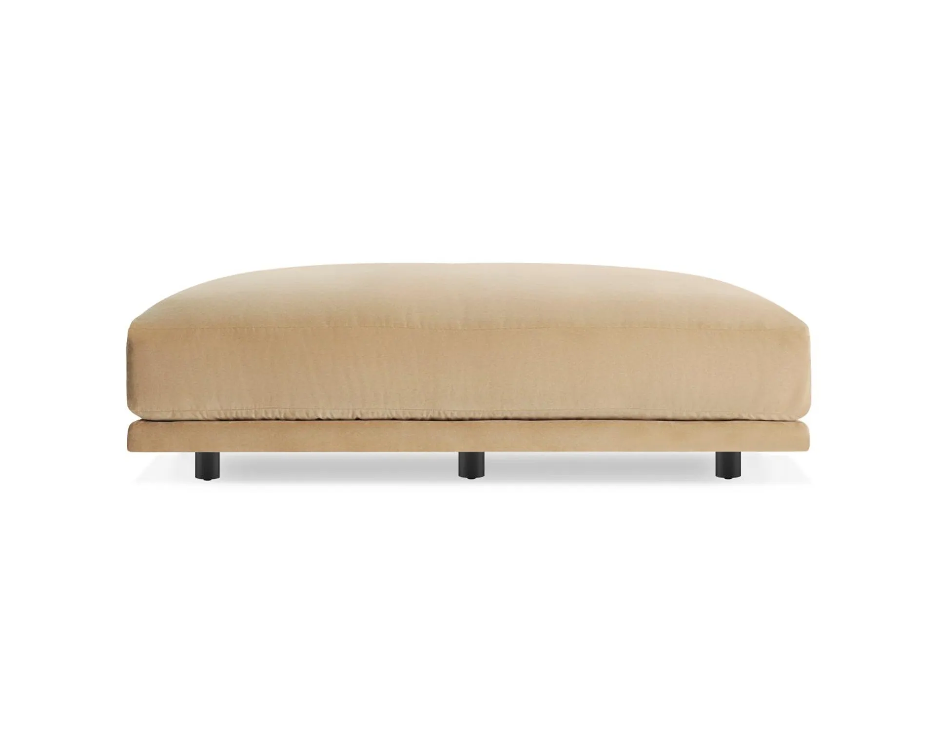 Sunday Large Velvet Ottoman