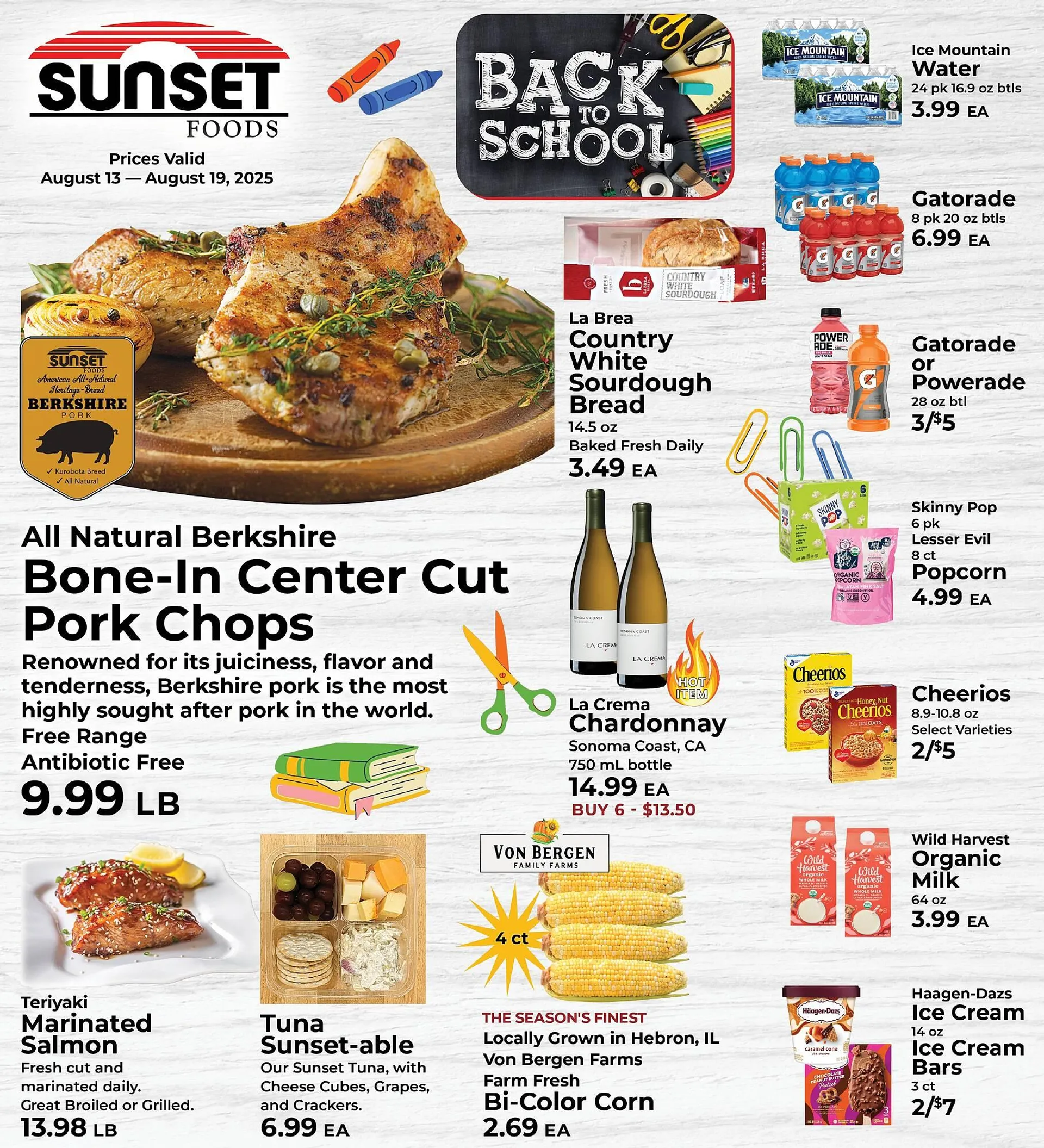 Weekly ad Sunset Foods Weekly Ad from August 13 to August 19 2025 - Page 1