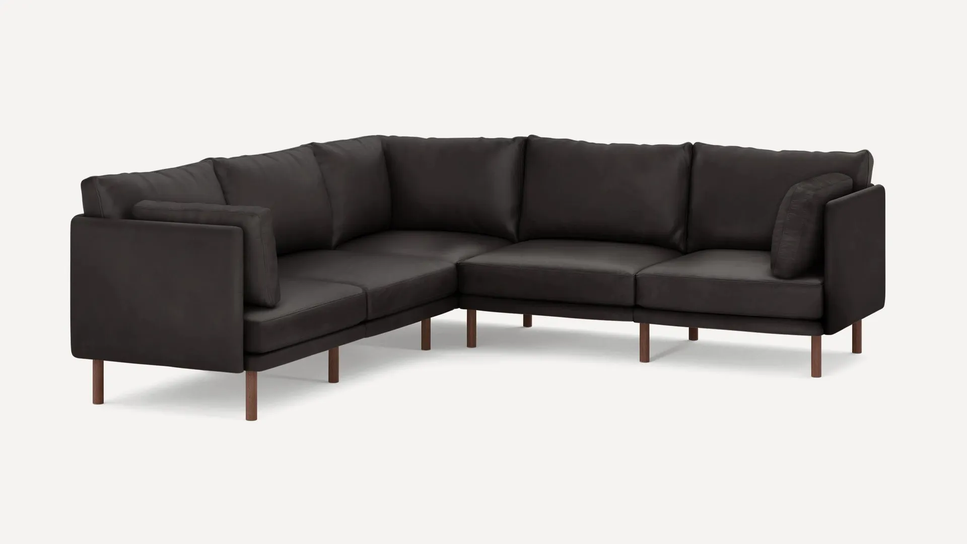 Field Leather 5-Piece Sectional