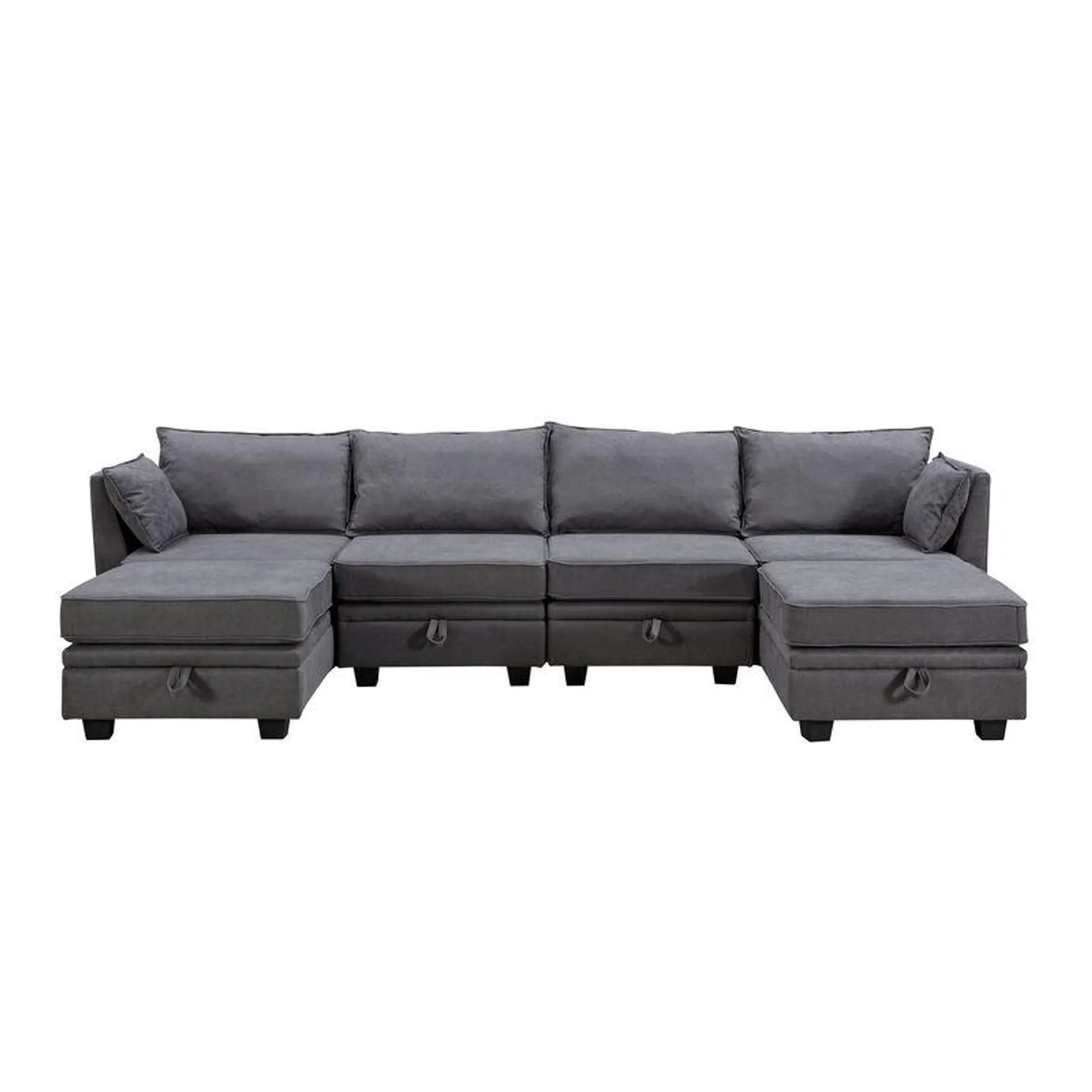 Modern Large U-Shape Modular Sectional Sofa